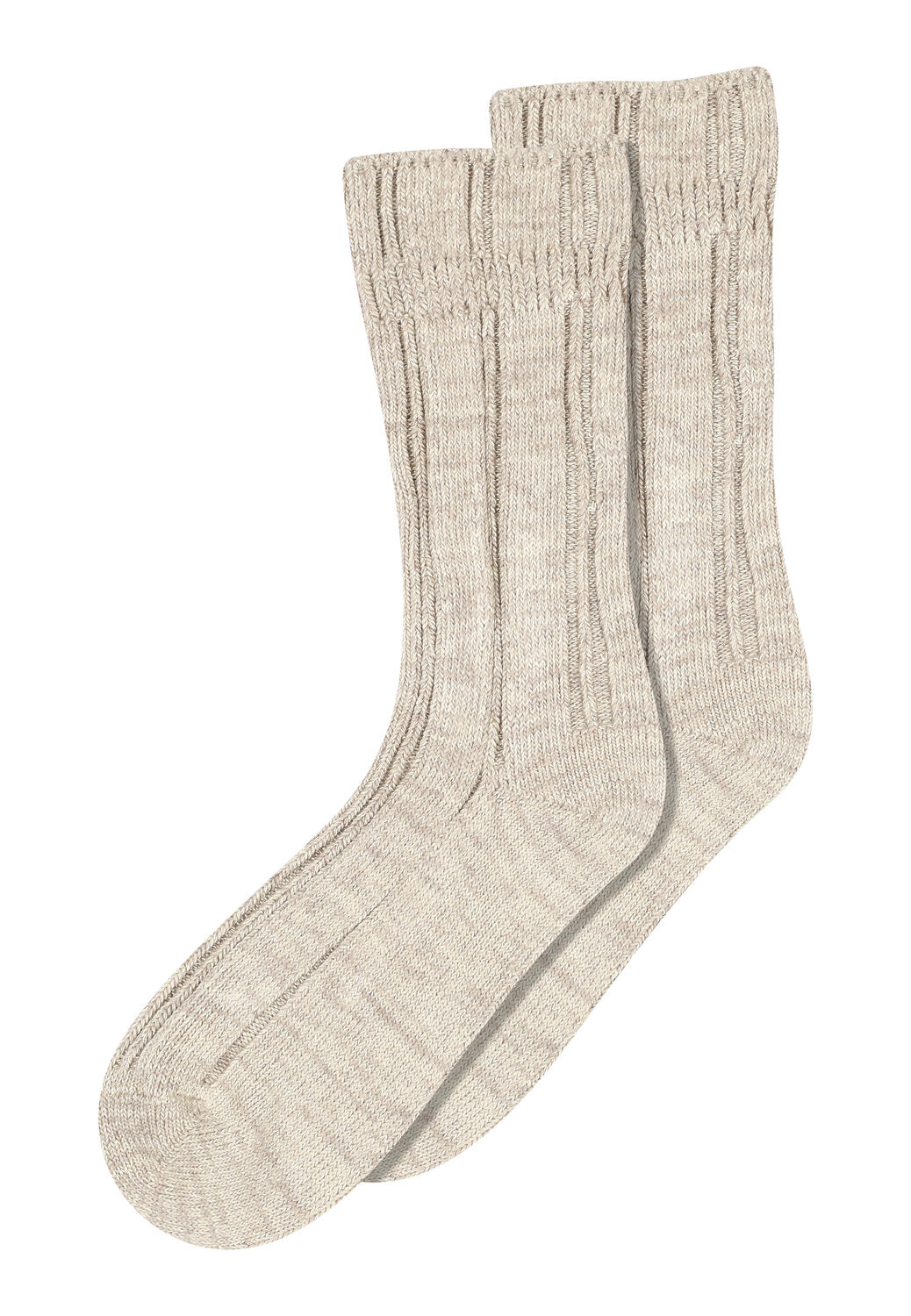 Be strømper - Light Brown Melange