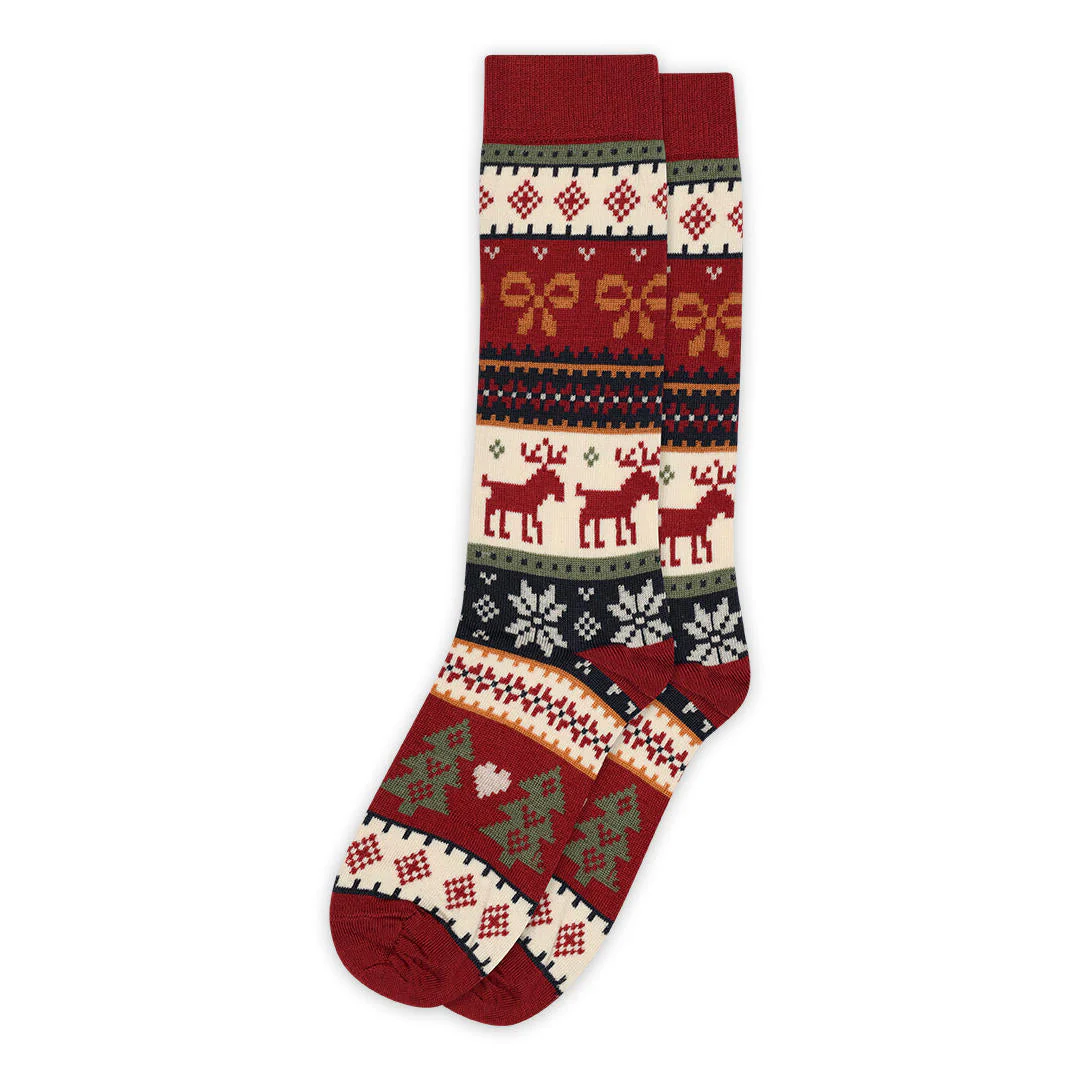 Joy Long strømper - Karanda Red