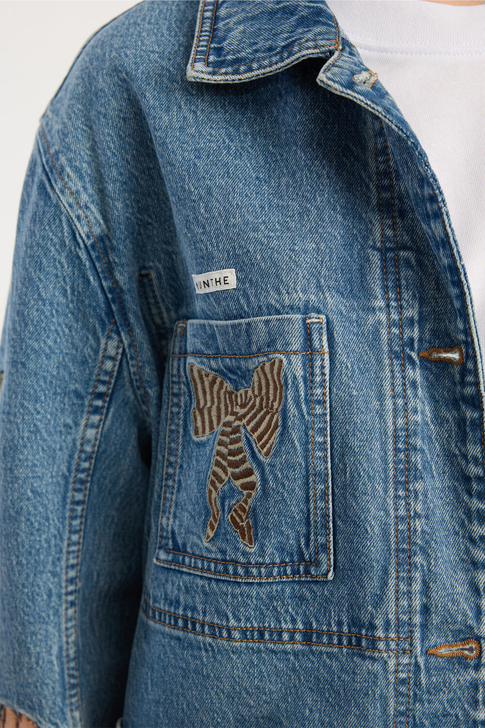 Braulia denimjakke - blå - Image 8