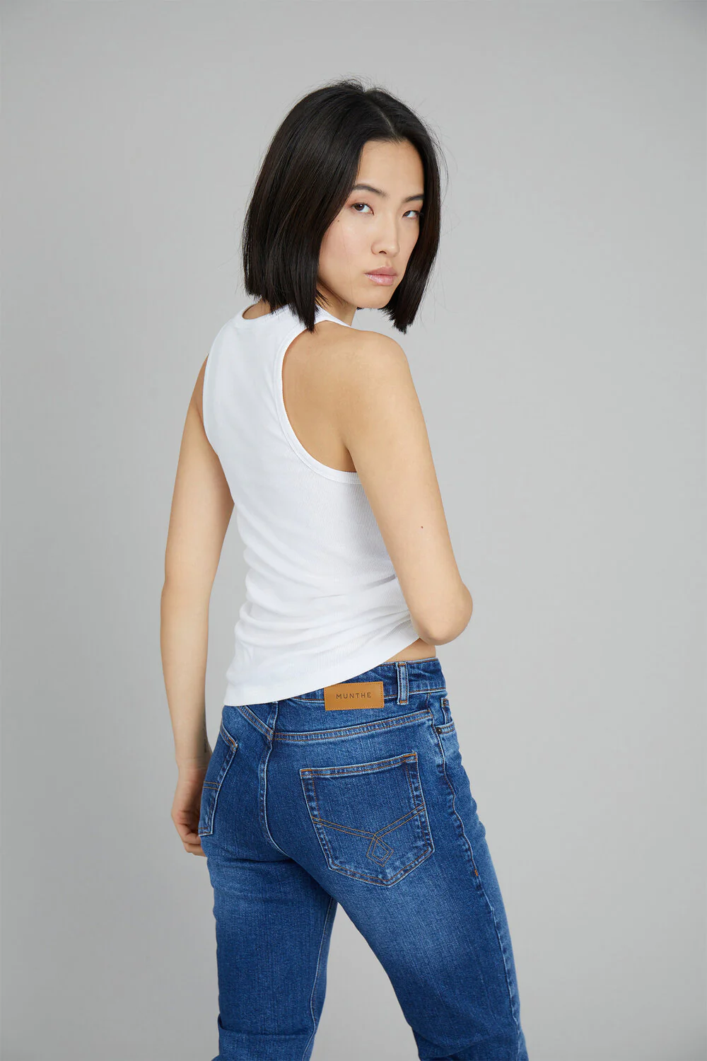 Peach top - hvid - Image 3