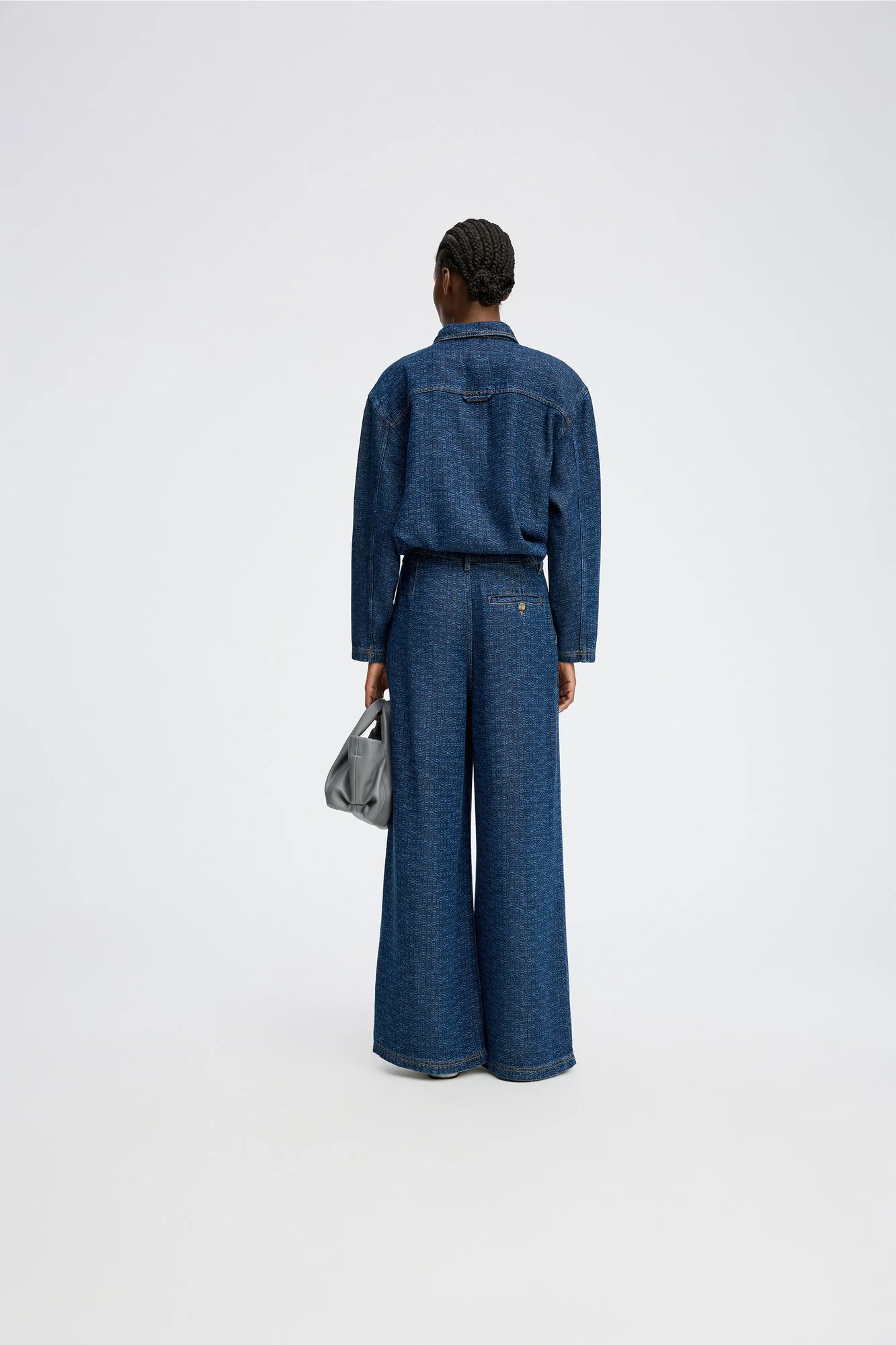Ruxa Logo denimskjorte - Indigo - Image 4