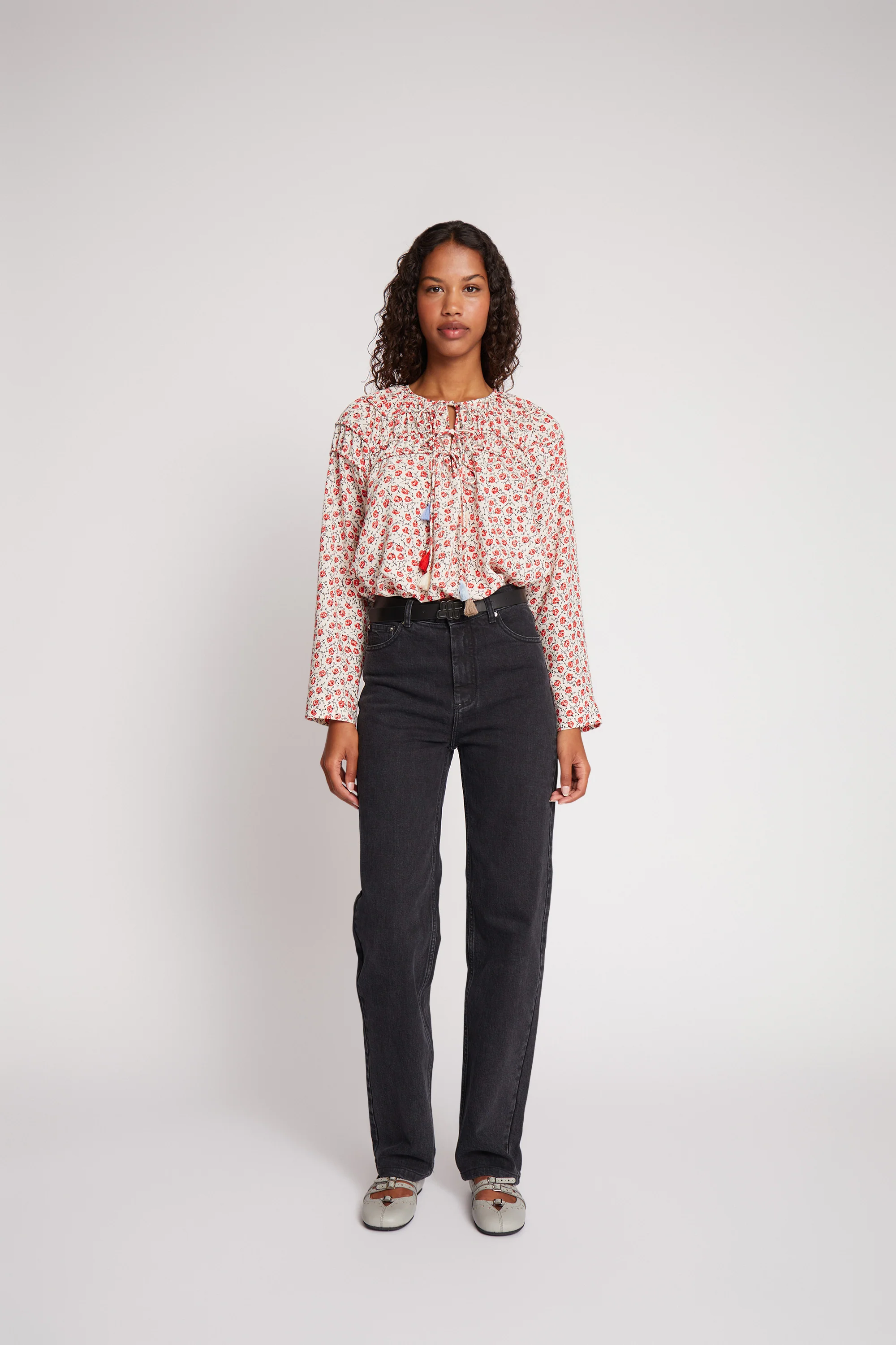 Uzza bluse - rød - Image 4