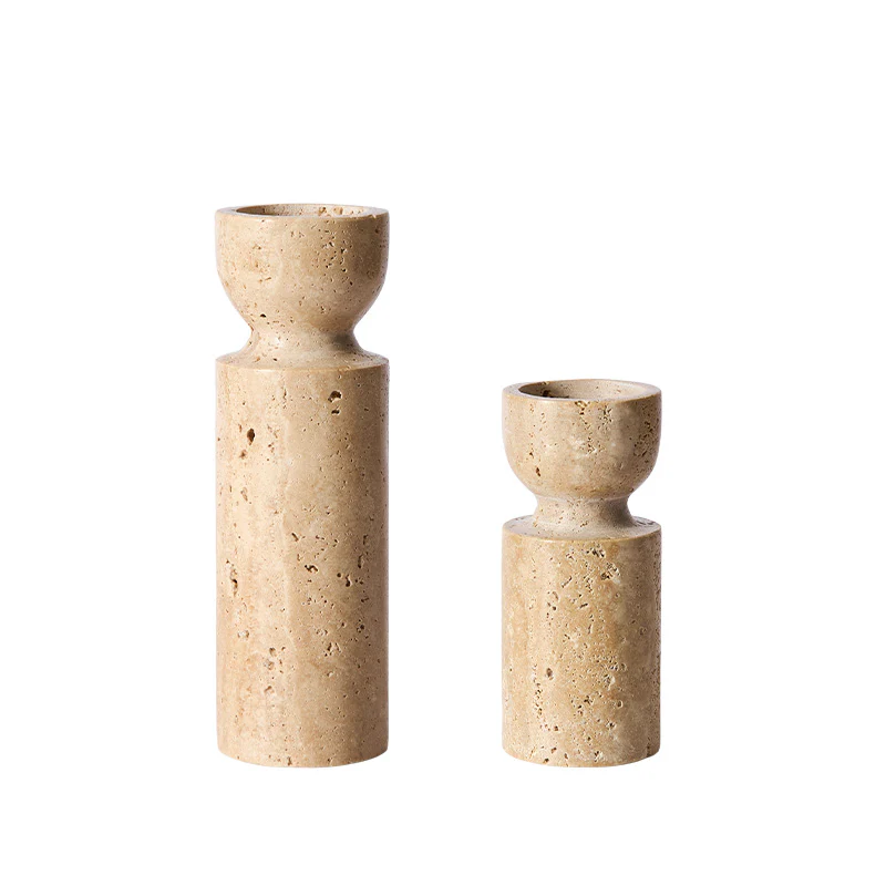 Minerva fyrfadsstager, 2 stk. - Creme