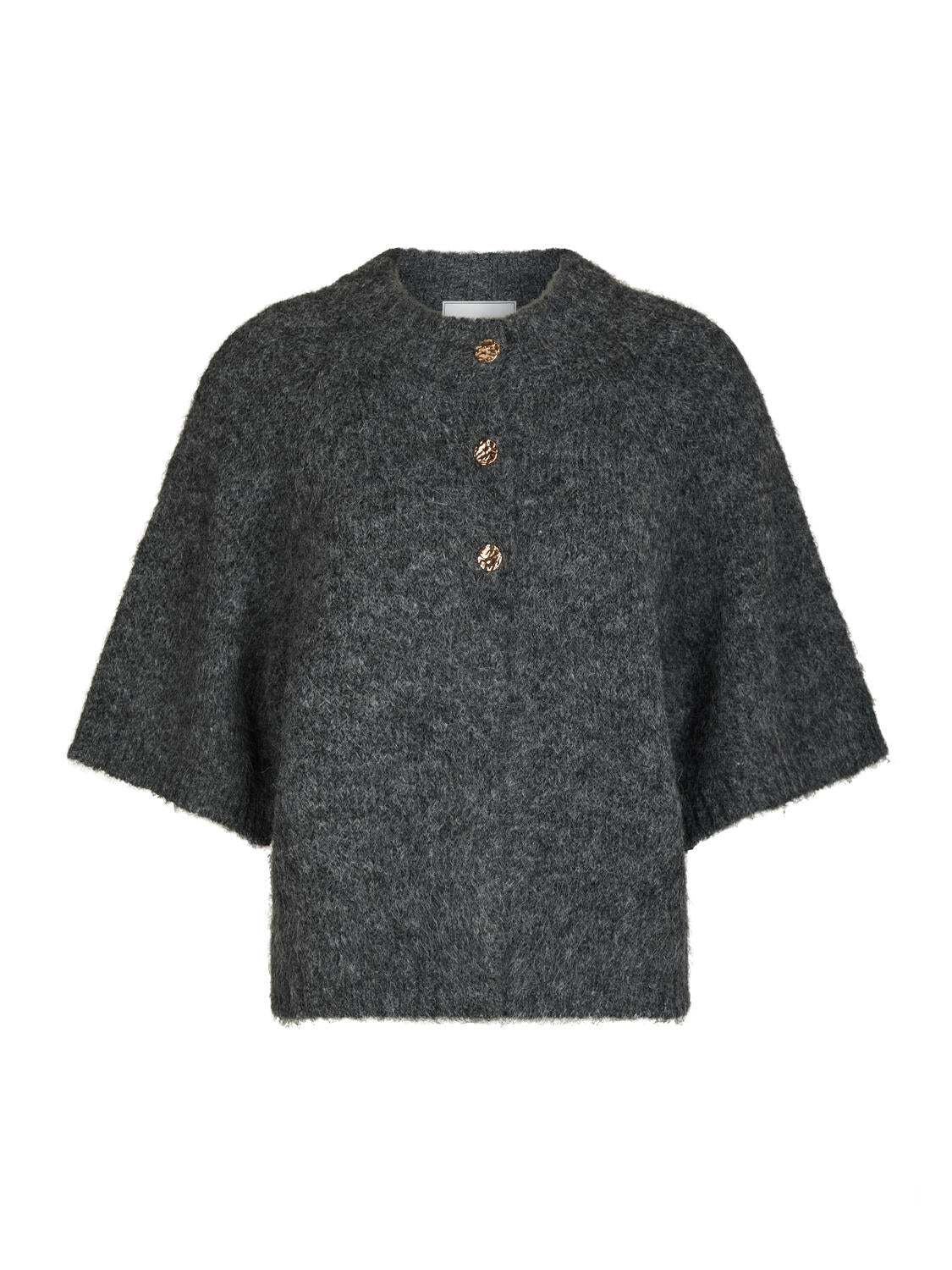 Benuta Fluffy cardigan - Antracit Melange - Image 2