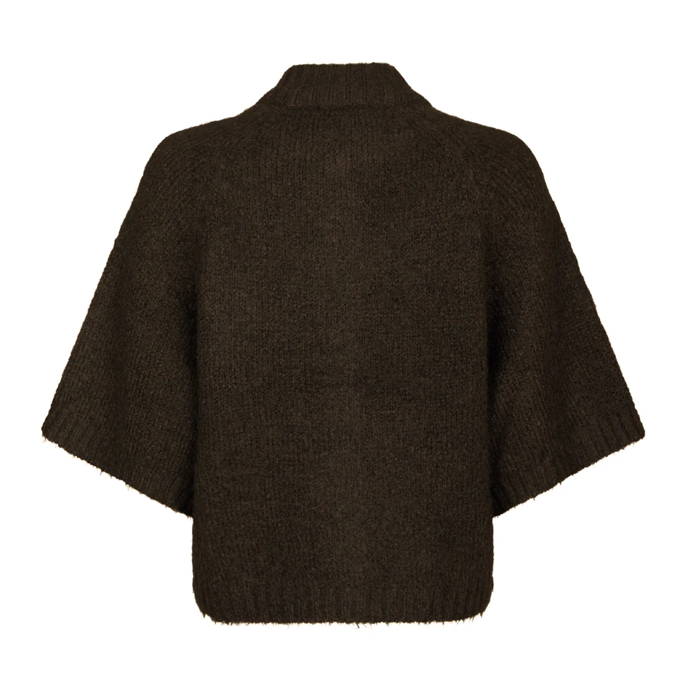 Benuta Fluffy cardigan - mørkebrun - Image 6