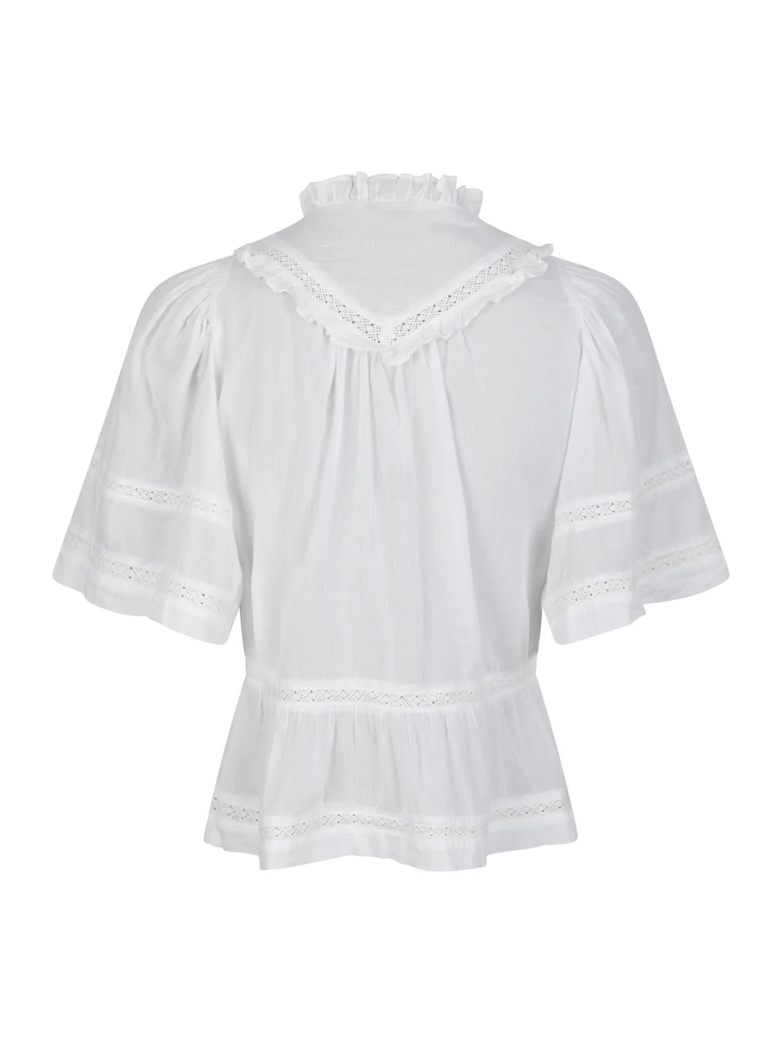 Evienne S Voile top - hvid - Image 4