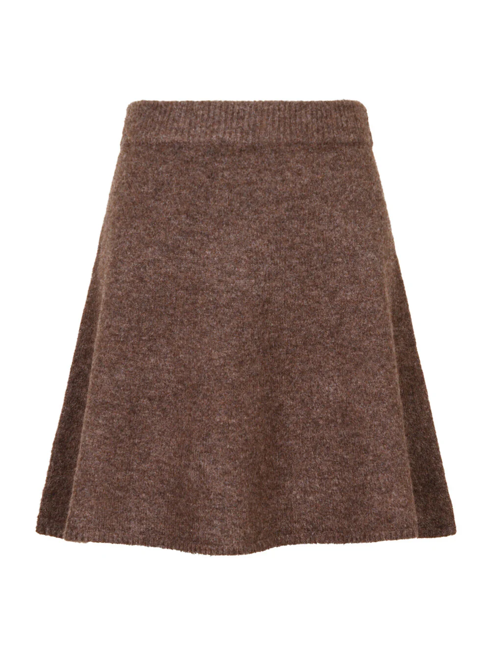 Gisa strikket nederdel - Brown Melange - Image 2