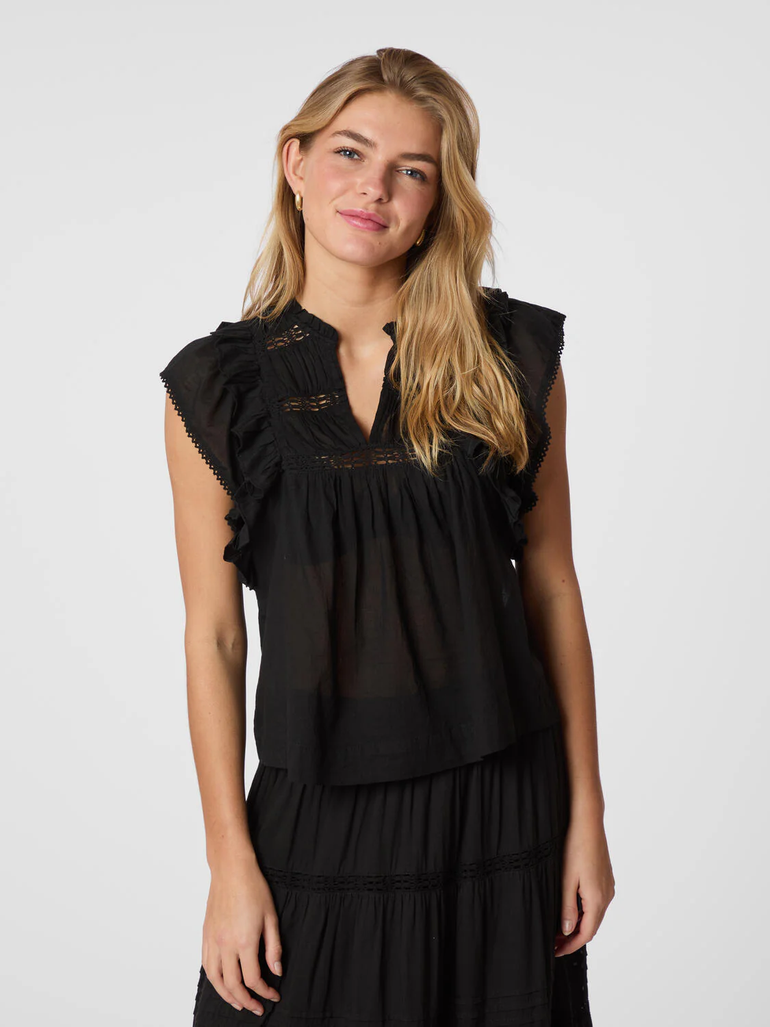Jayla S Voile top - sort - Image 4