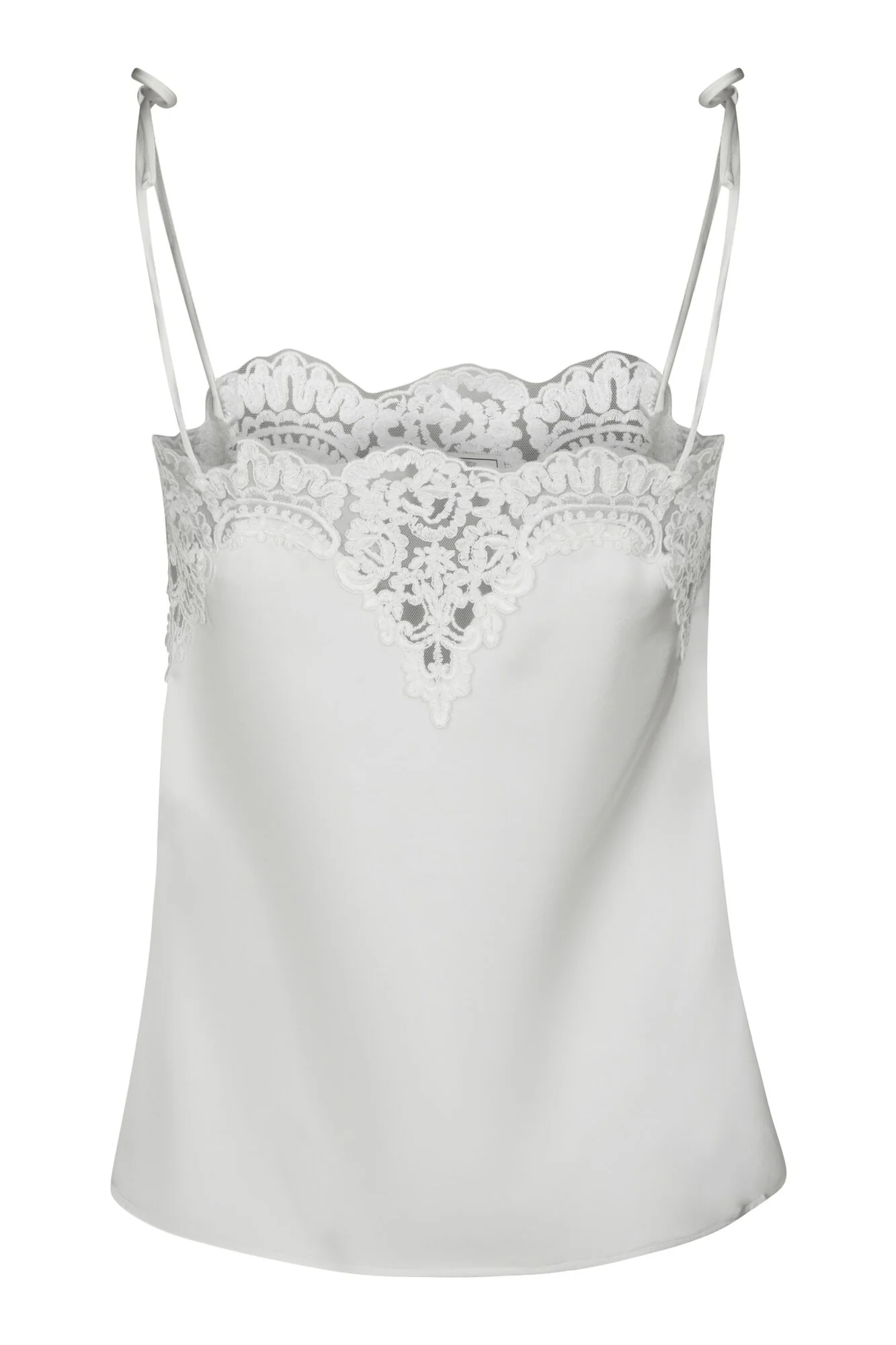 Kaela Heavy Sateen blondetop - Pearl - Image 4