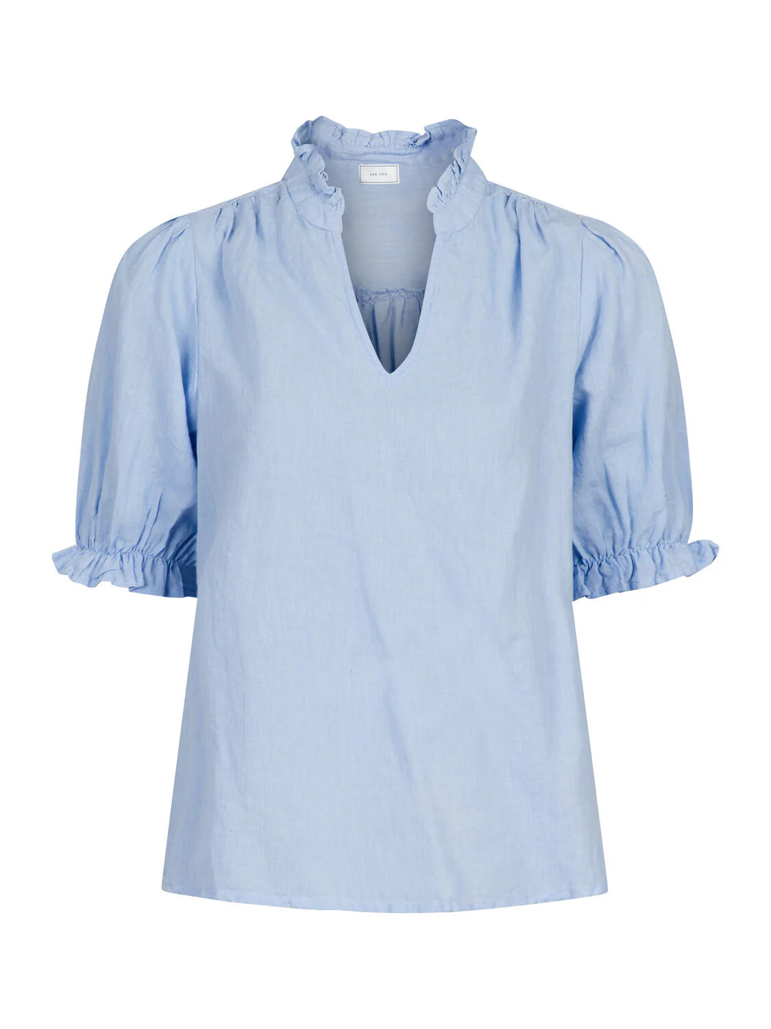 Odesa hørbluse - Light Blue - Image 2