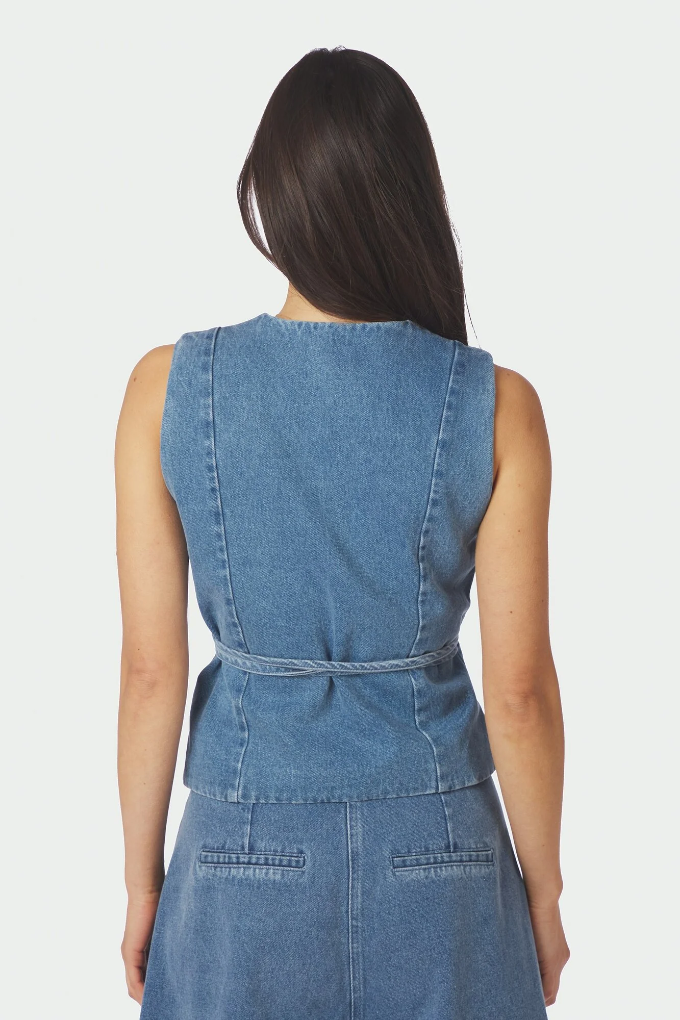 Samara Denim vest - blå - Image 3