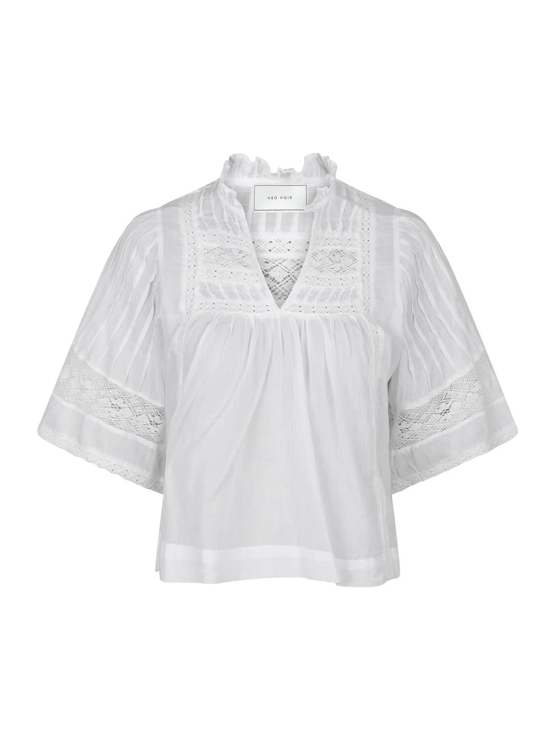 Siama S Voile top - hvid - Image 2