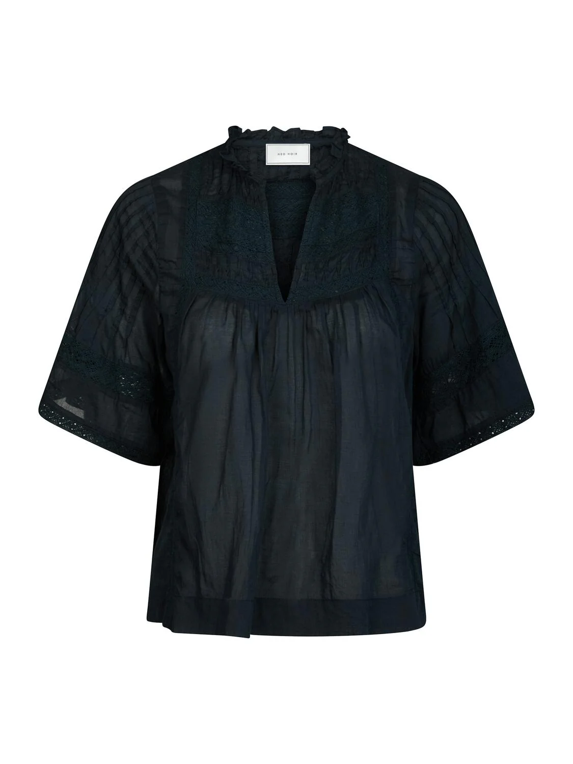 Siama S Voile top - Navy - Image 2
