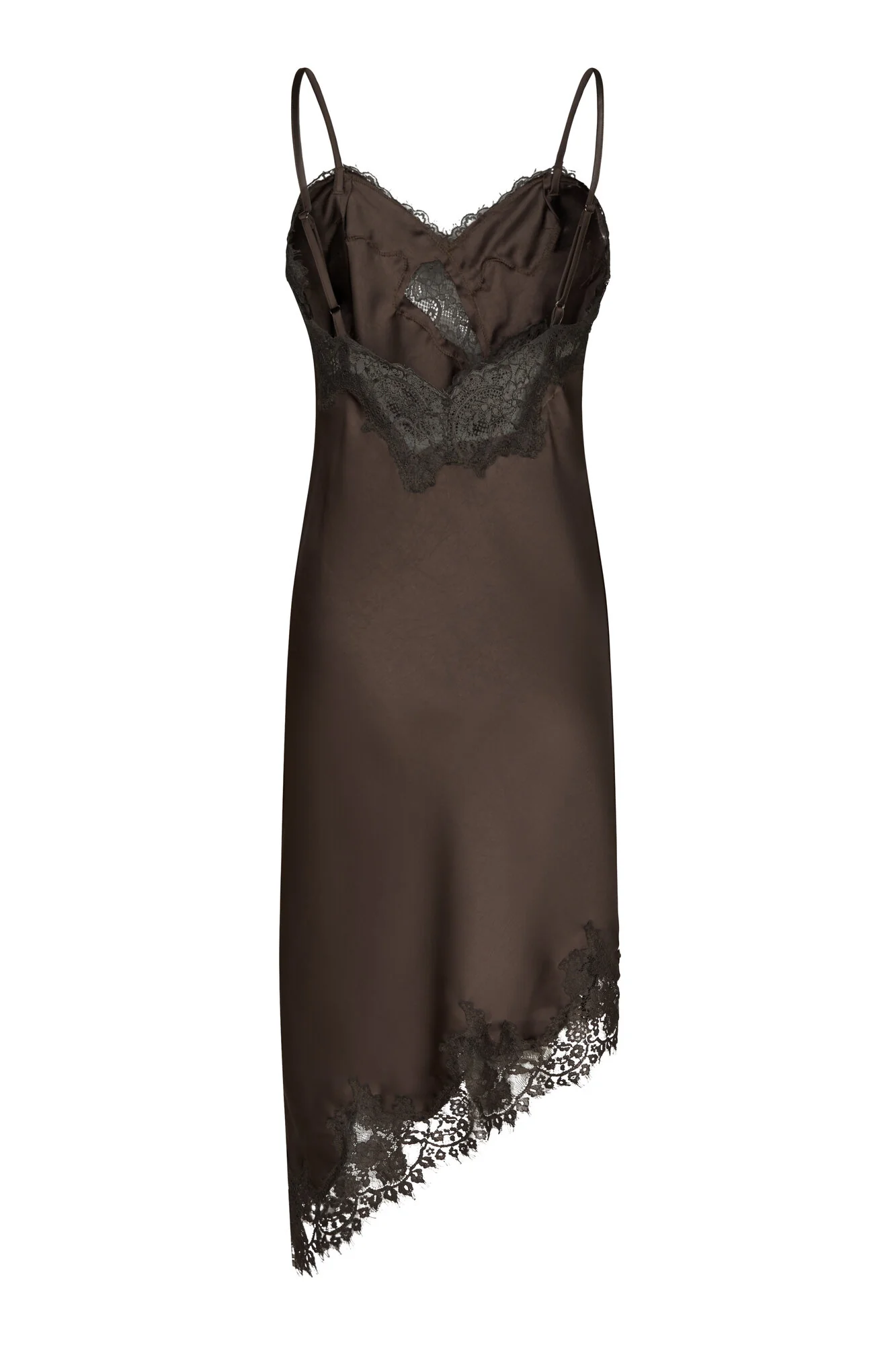 Sorelle Lace kjole - mørkebrun - Image 5
