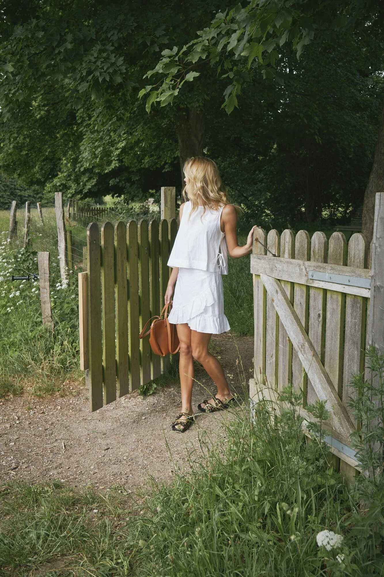 Svetlana hørtop - hvid - Image 5