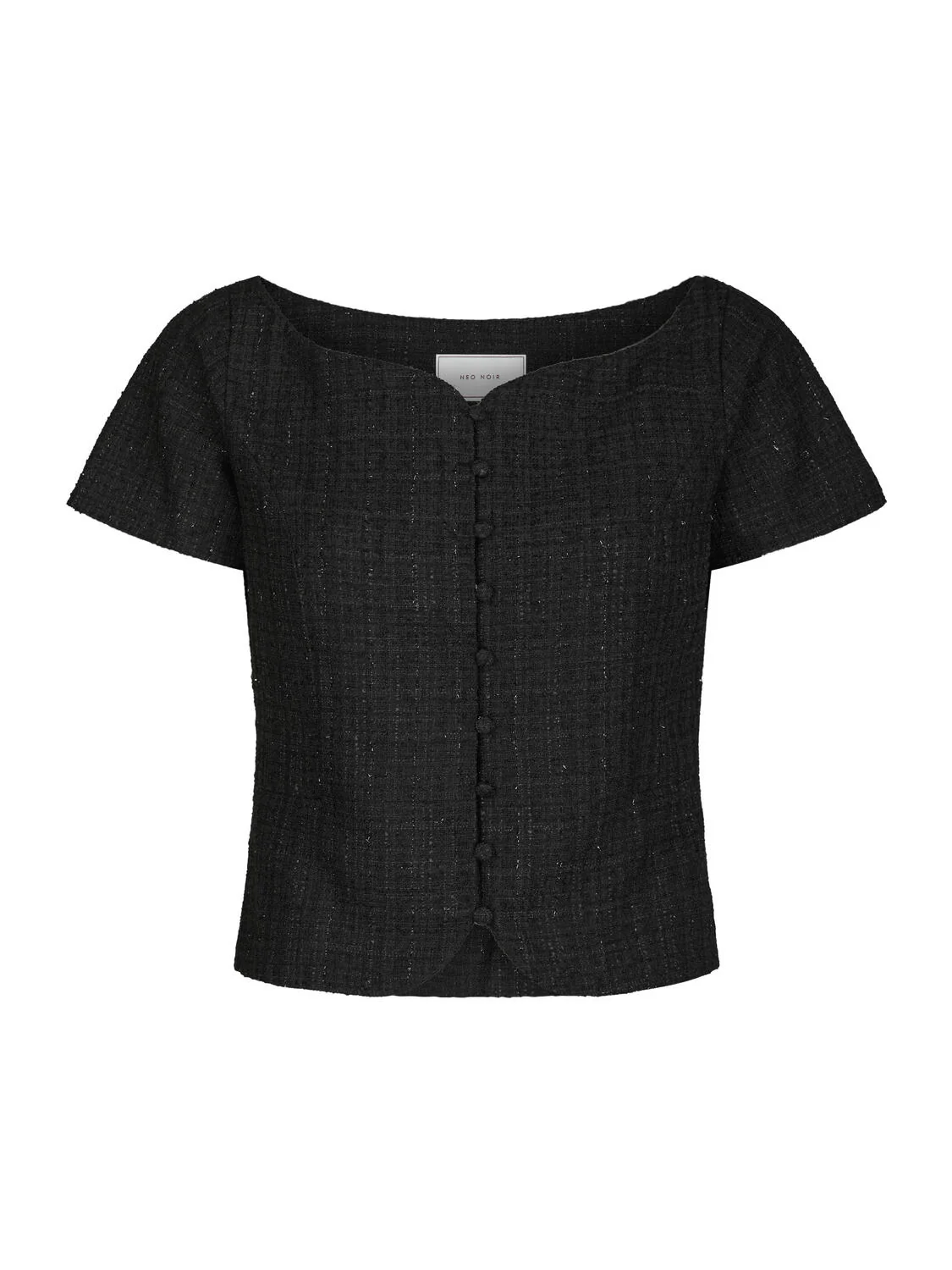 Tango Boucle top - sort - Image 2