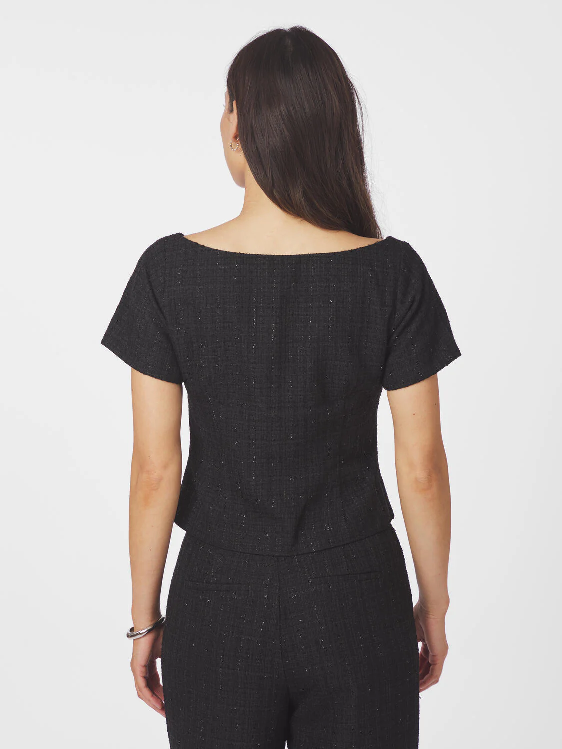 Tango Boucle top - sort - Image 5