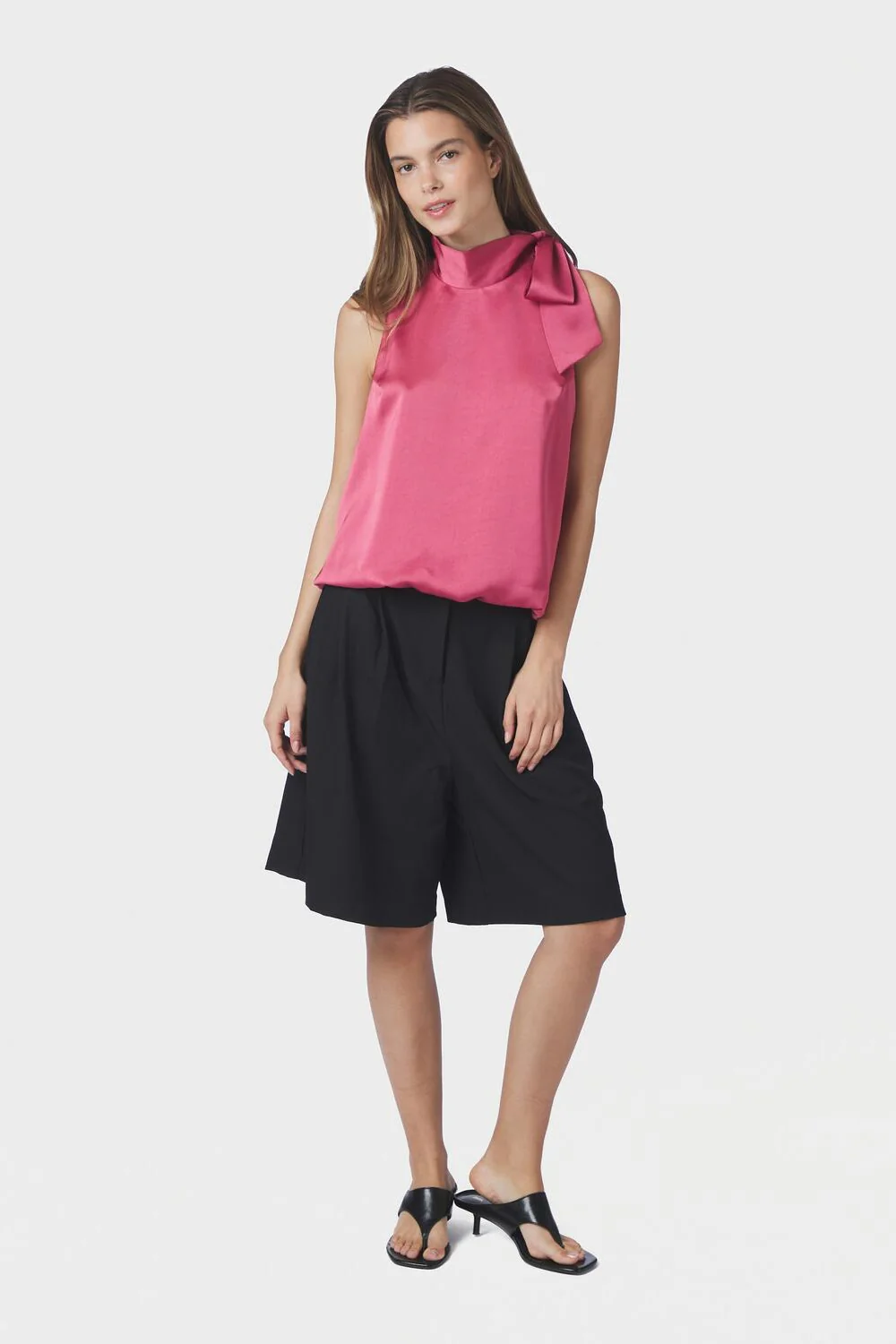 Veda Heavy Sateen top - Cherry Pink - Image 5