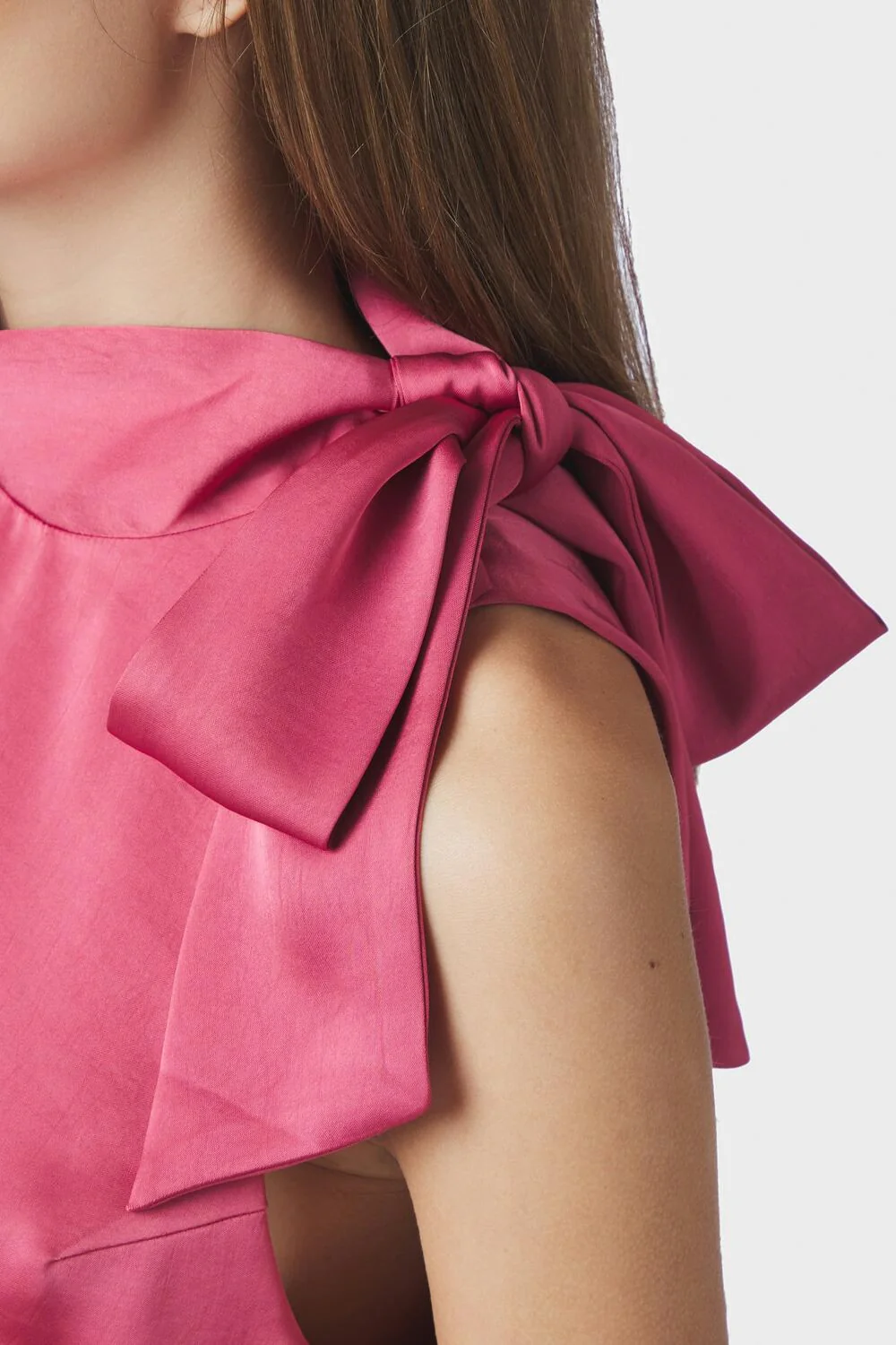 Veda Heavy Sateen top - Cherry Pink - Image 6