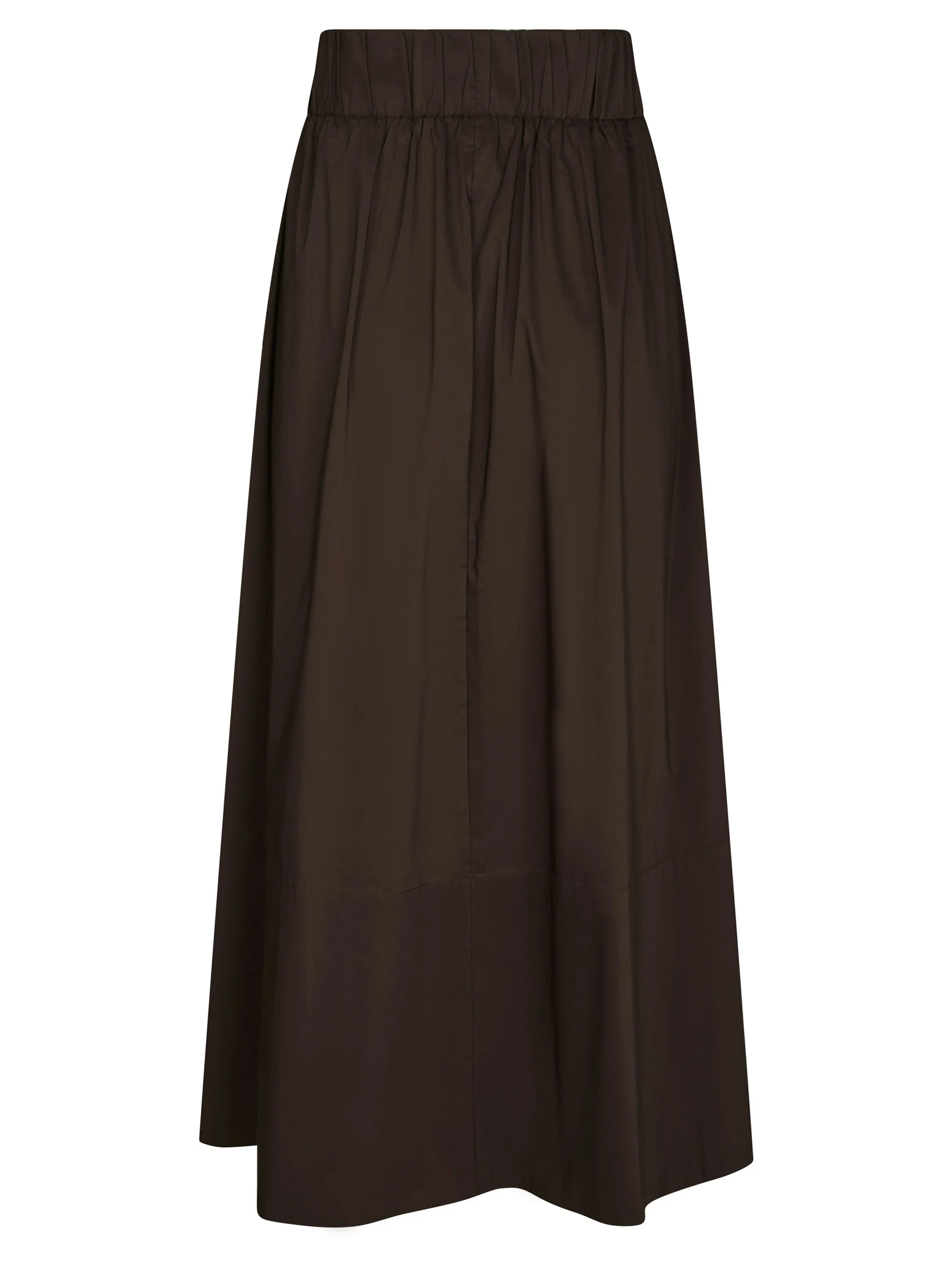 Yara Poplin nederdel - Chocolate Brown - Image 4