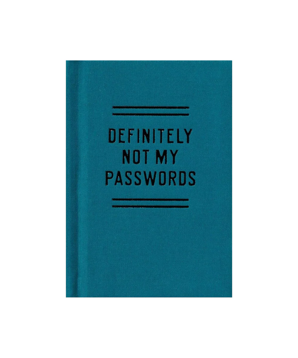 Definitely Not My Passwords notesbog