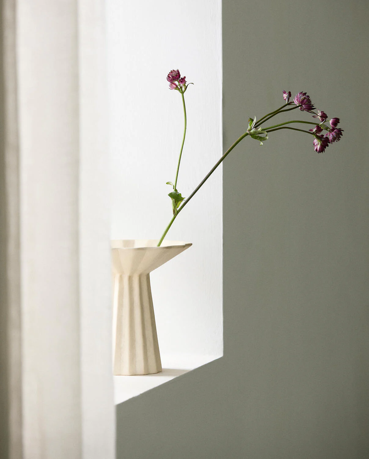 Minu vase, ivory - H26 cm. - Image 2