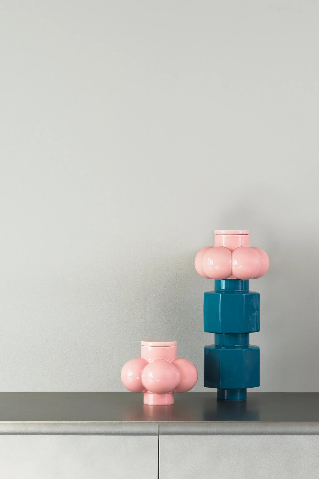 Deko object B4 vase, Soft Pink - H17 cm. - Image 2