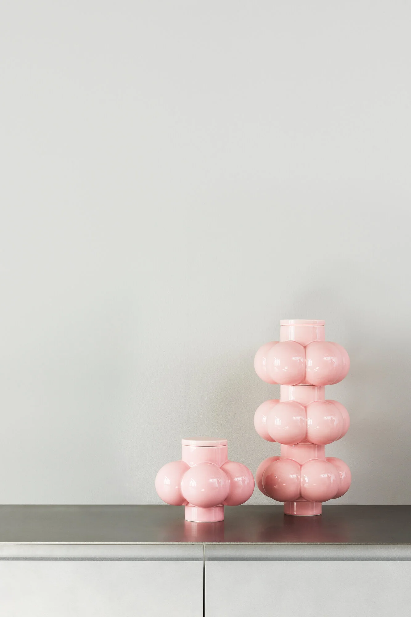 Deko object låg S1, Soft Pink - H1,6 cm. - Image 2