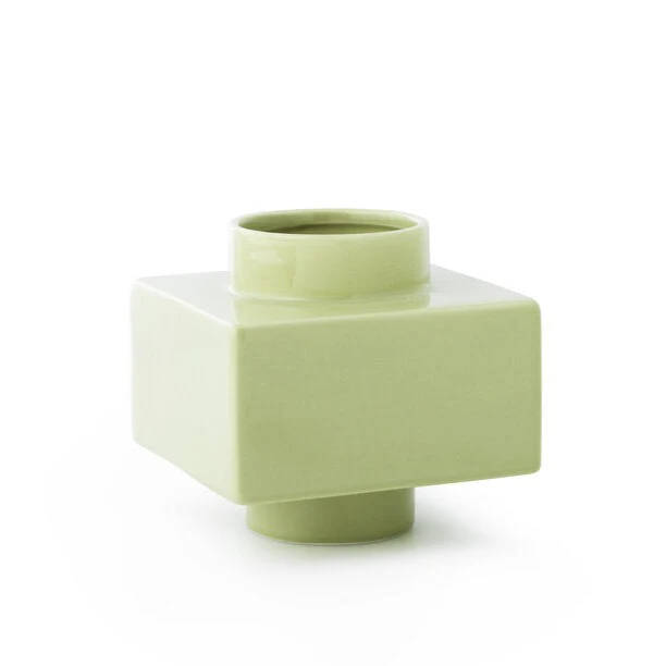 Deko objects stor vase, Sage - H16 cm.