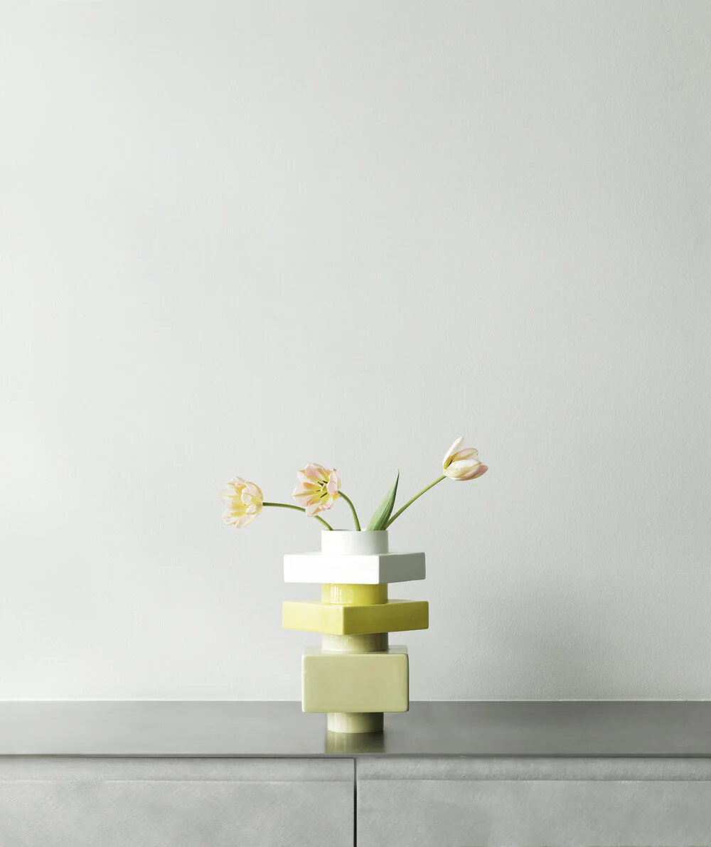 Deko objects stor vase, Sage - H16 cm. - Image 2