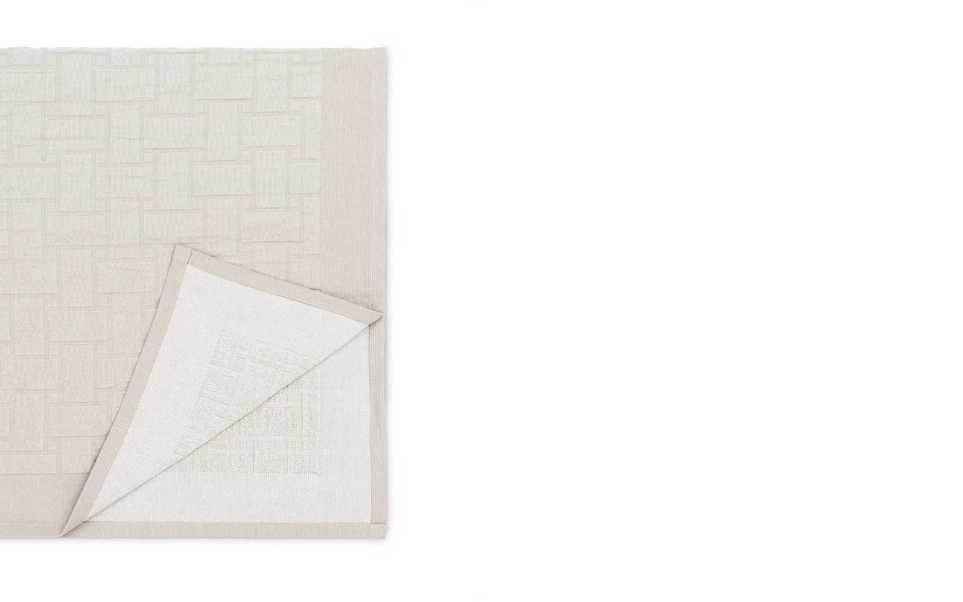 Slumber sengetæppe, Weave Warm Grey - 250x250 cm. - Image 3