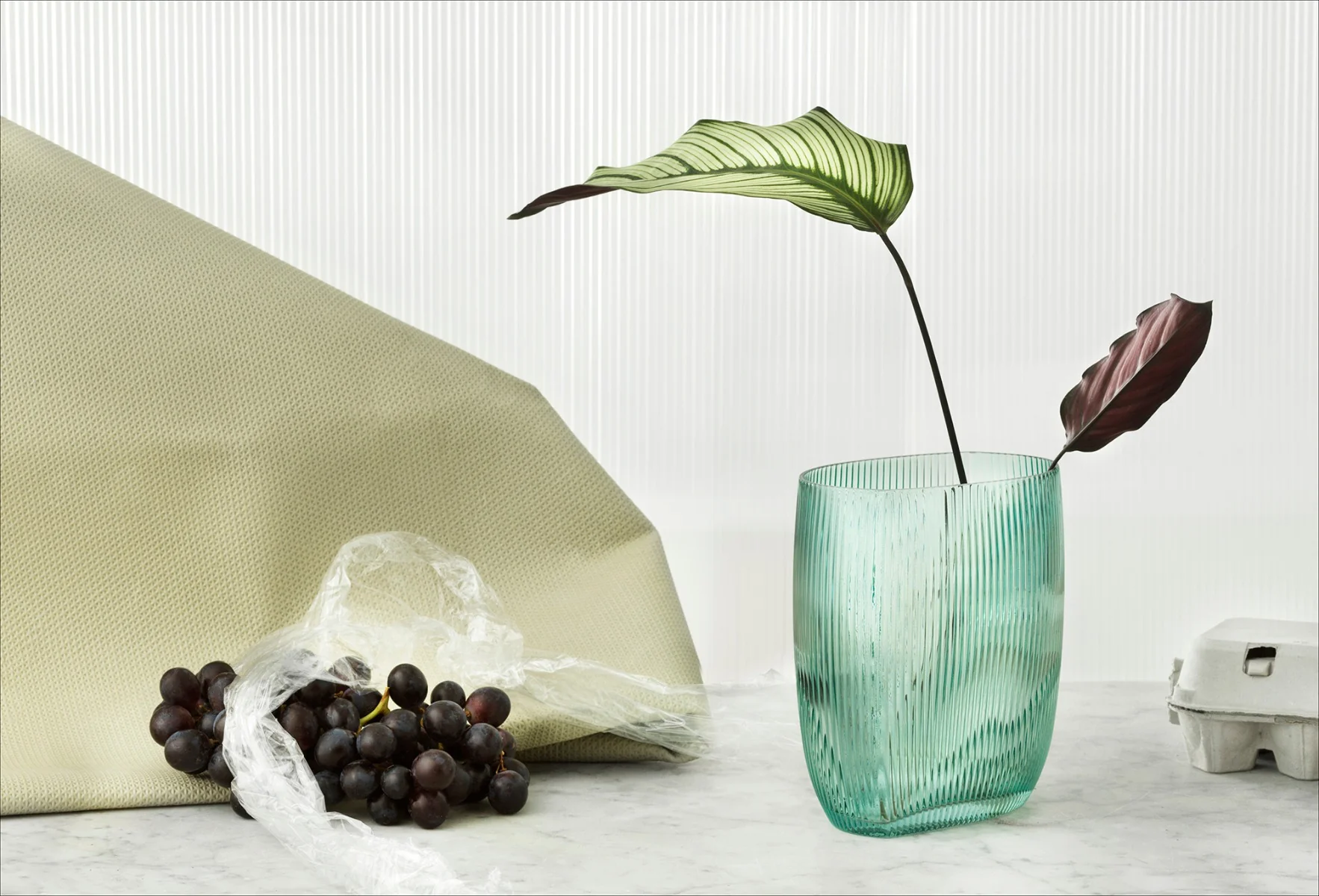 Tide vase, blå - H: 12 cm. - Image 2