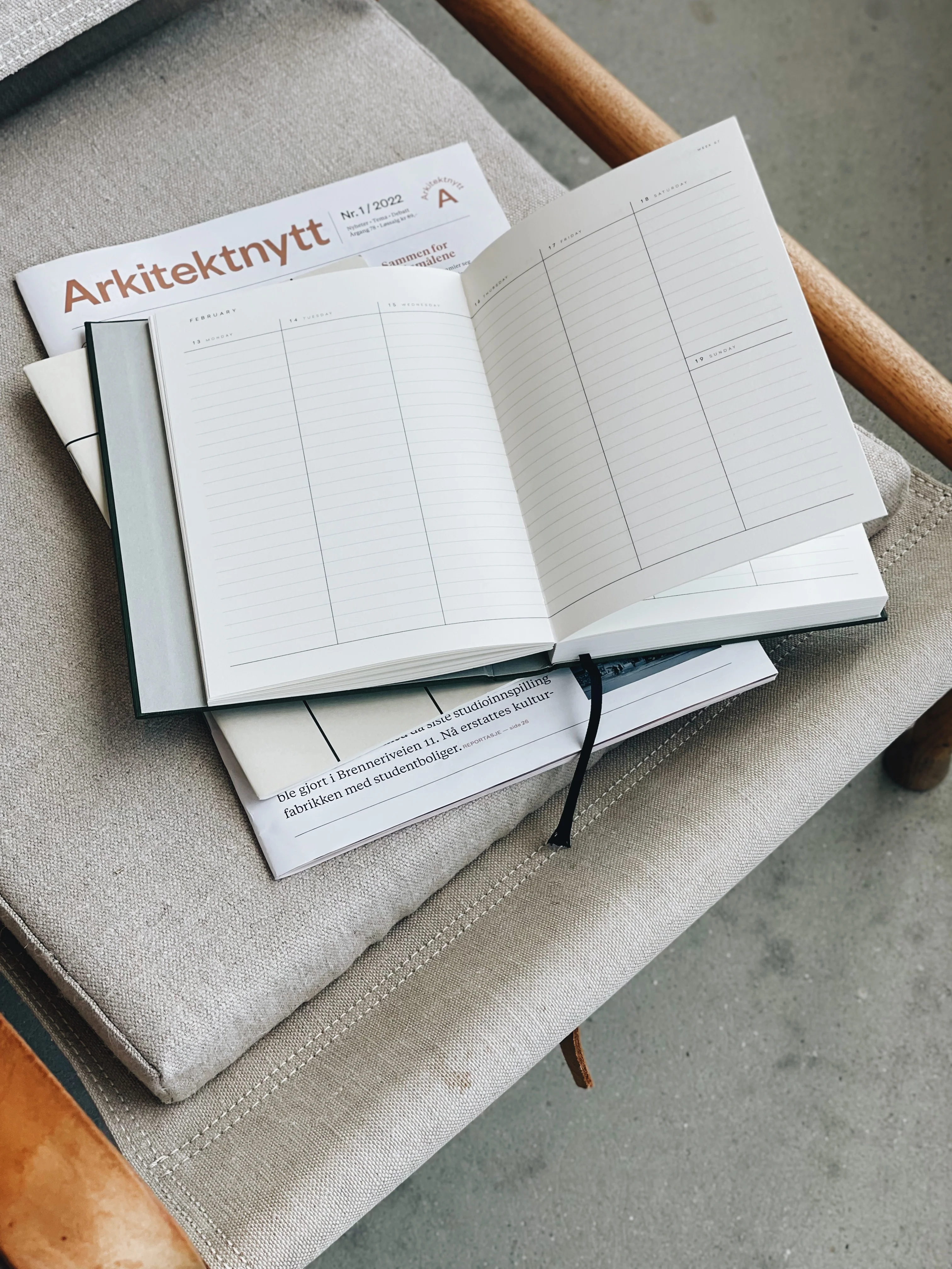 MILO Weekly Planner bog - Light Gray - Image 5