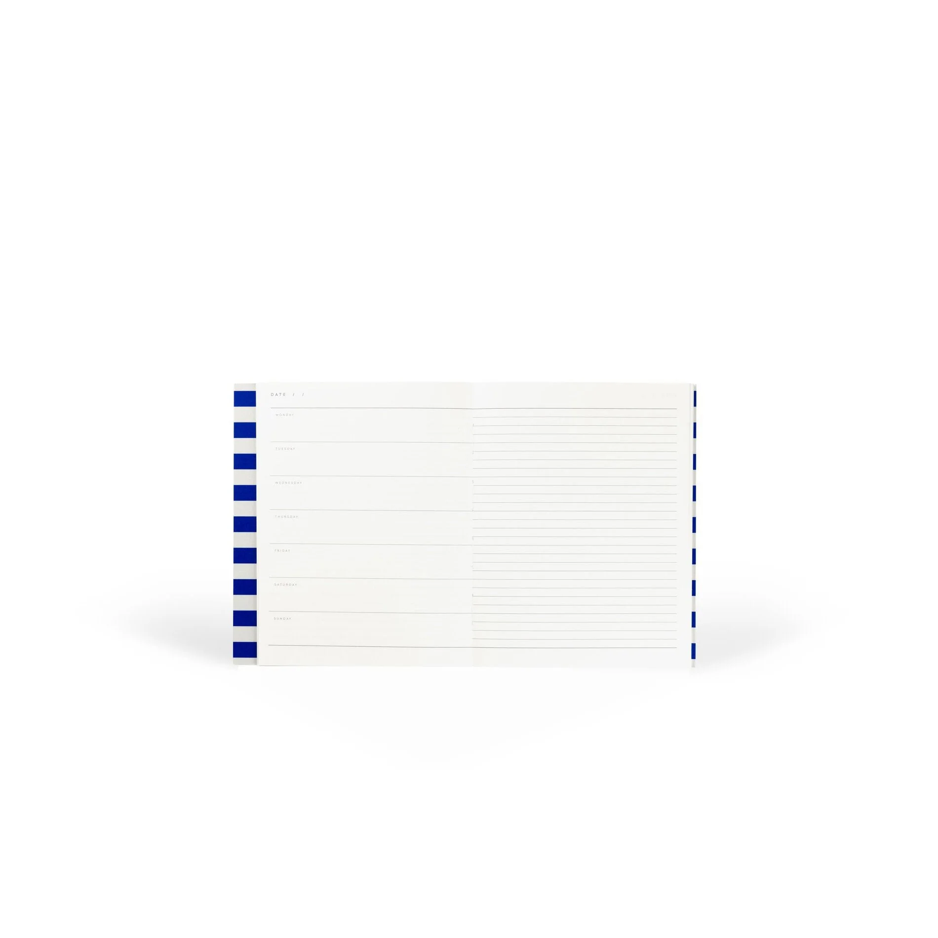 UMA Flat Lay Weekly Planner bog, medium - Bright blue - Image 3