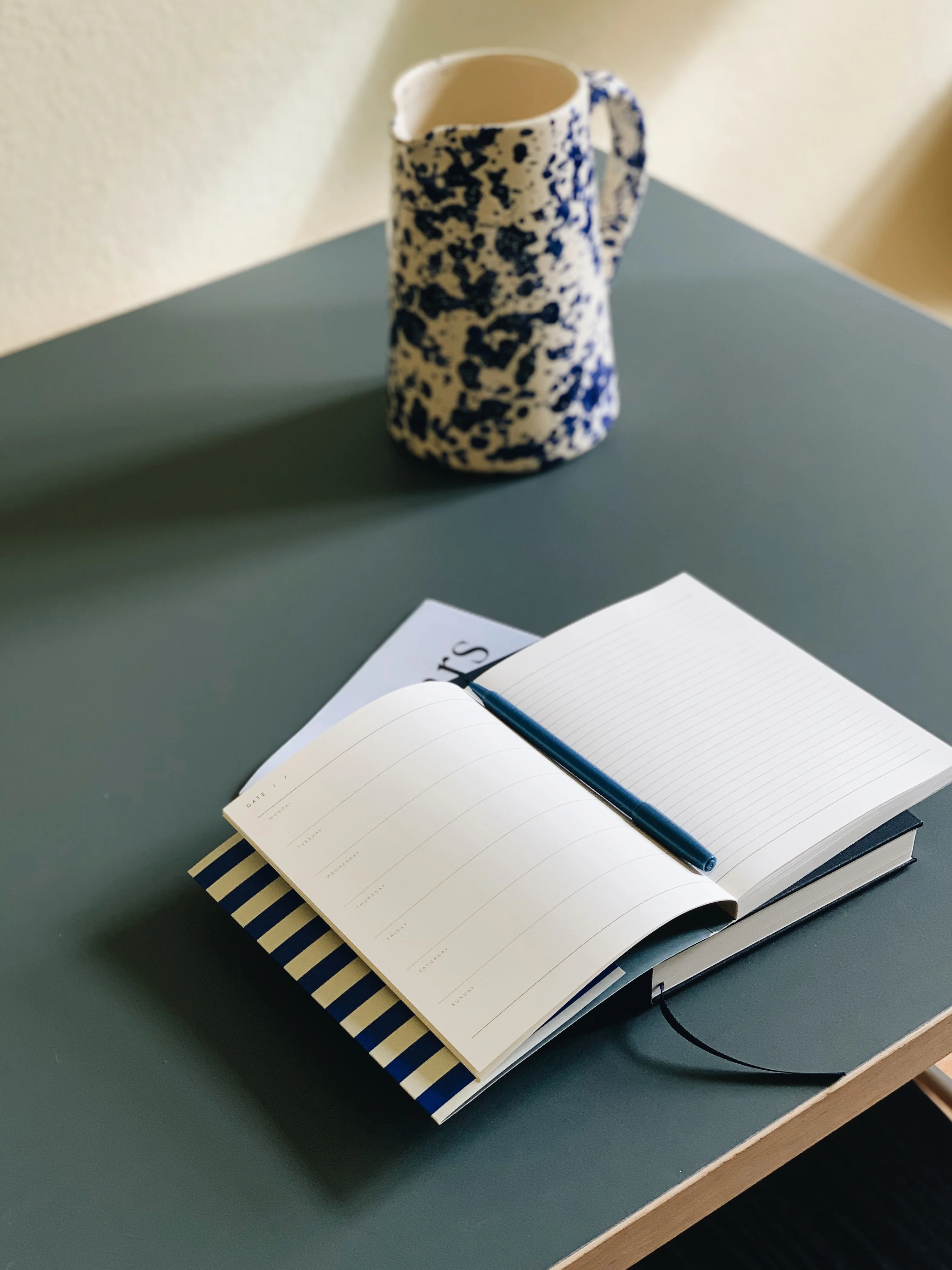 UMA Flat Lay Weekly Planner bog, medium - Bright blue - Image 6