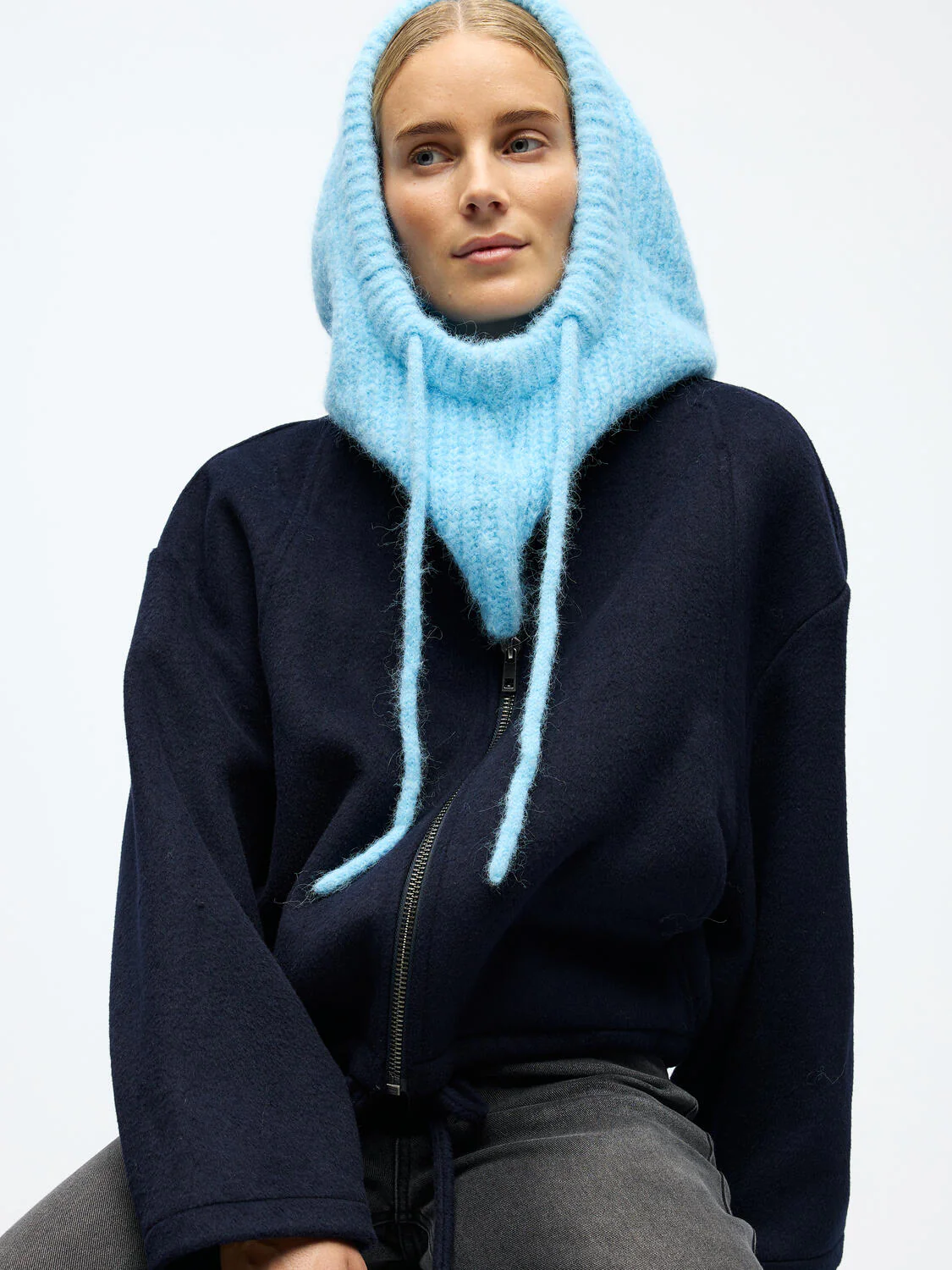 Milu Knit balaclava - Airy Blue - Image 3