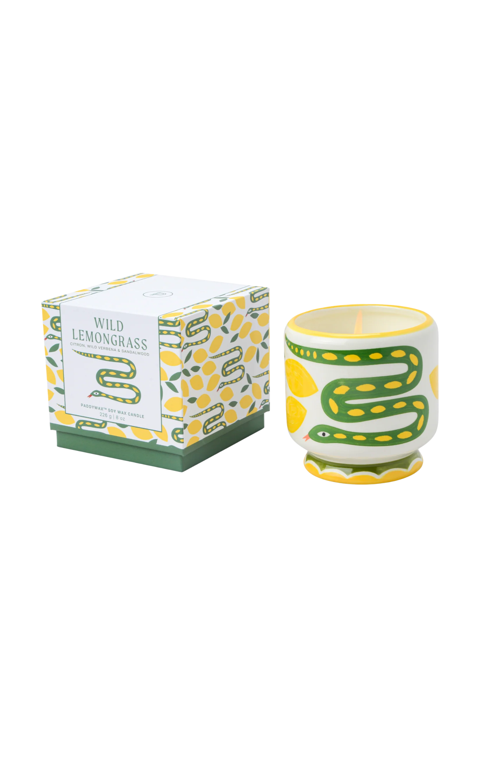 Adopo Snake keramik duftlys - Wild Lemongrass - Image 3