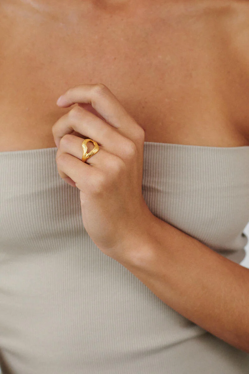 Flowing Dreams ring - forgyldt - Image 2