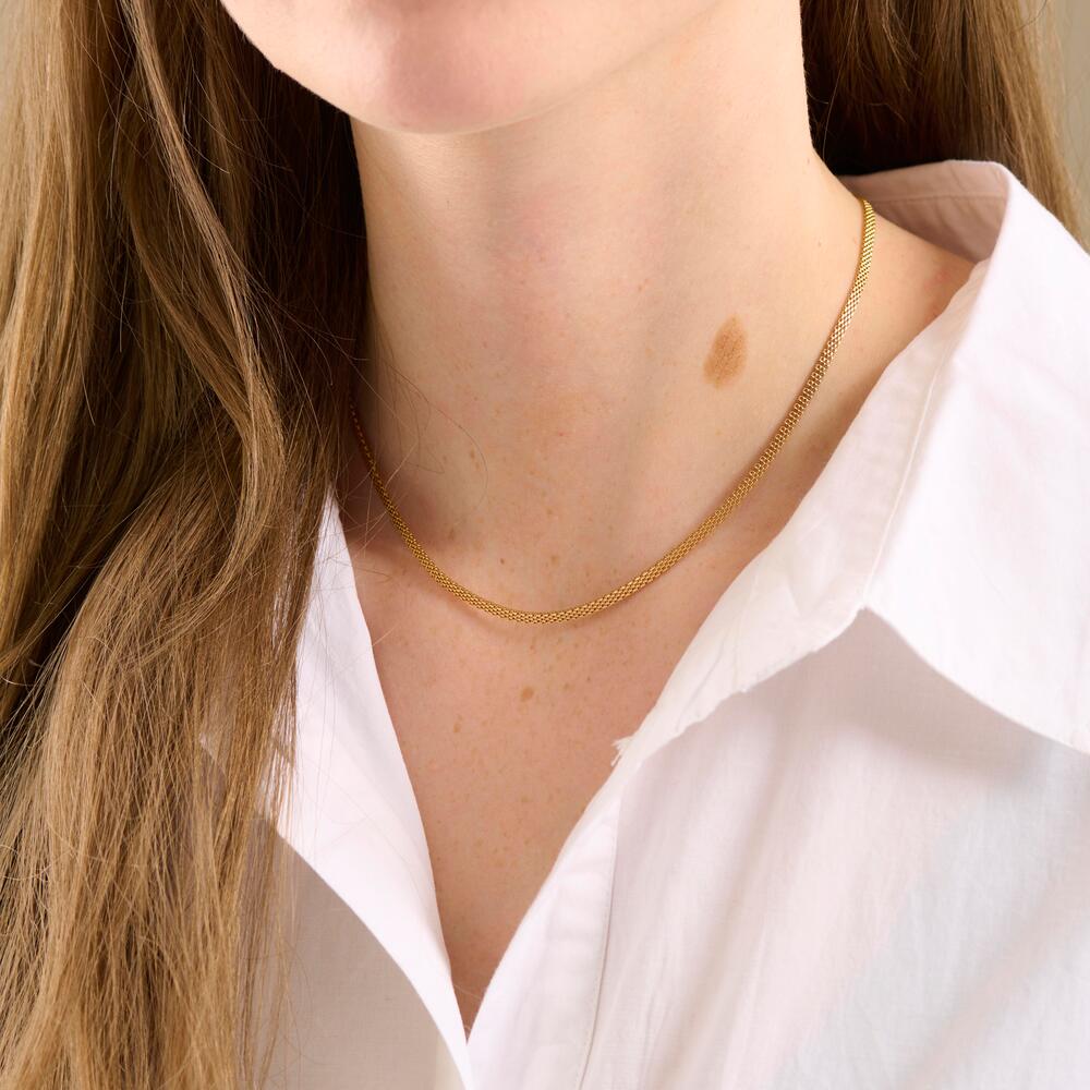 Nora halskæde - forgyldt - Image 2
