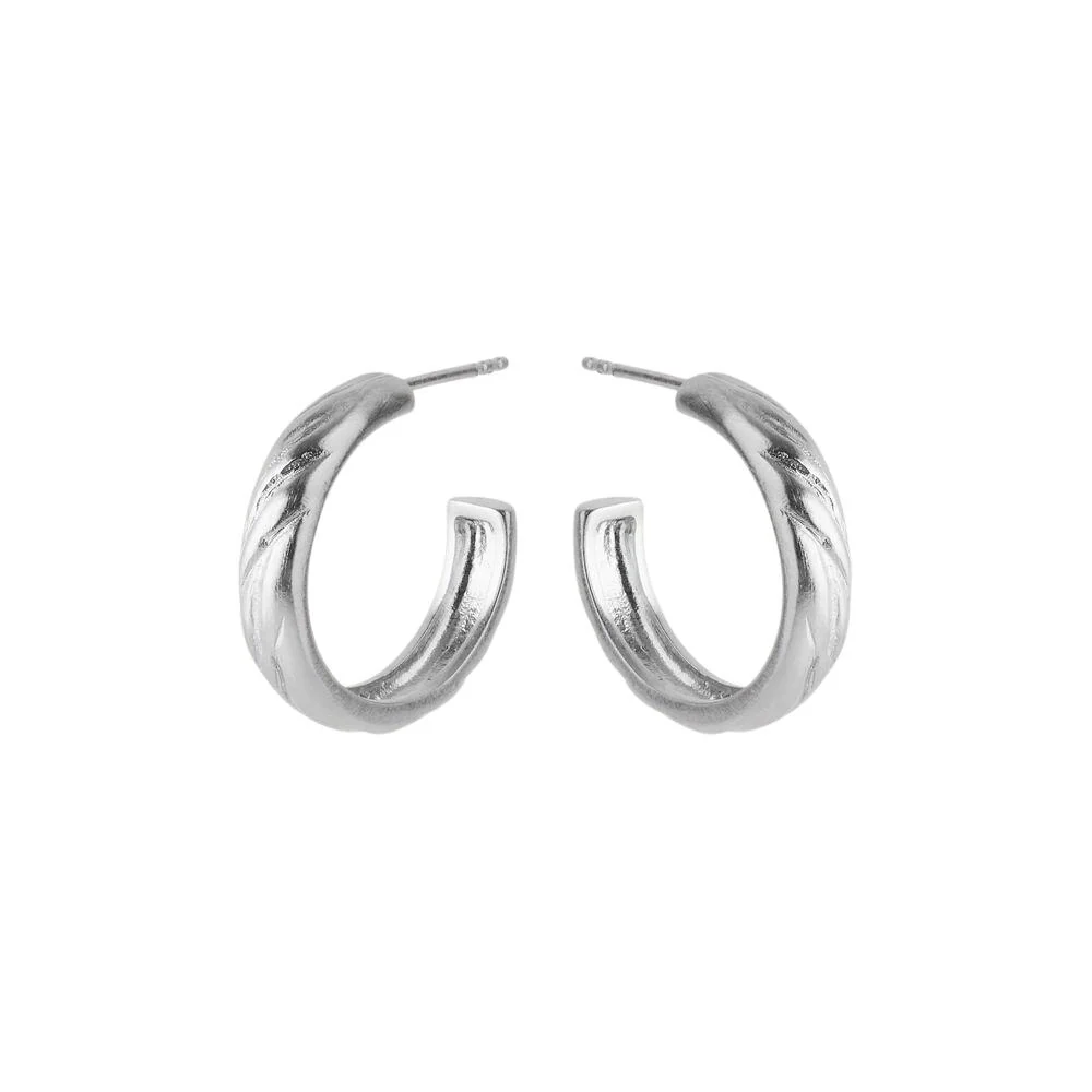 River hoops - sølv