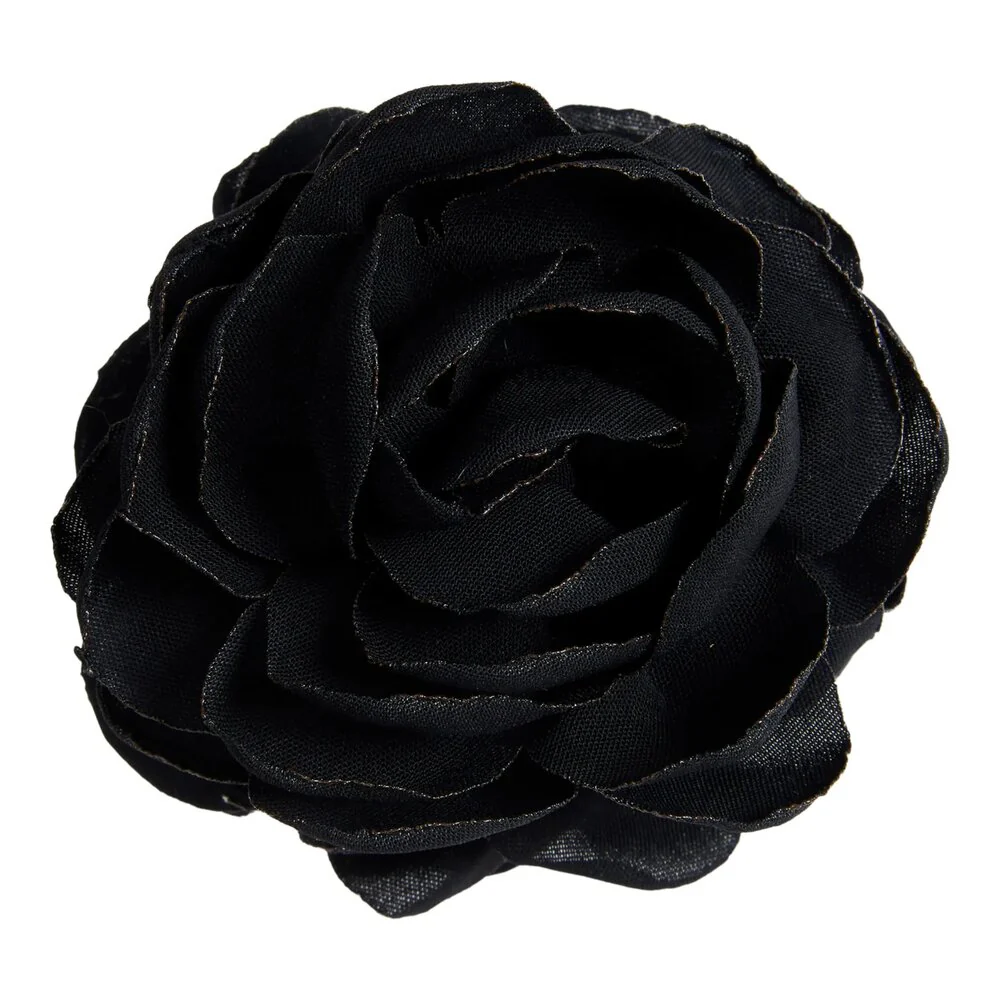 Rose hårklemme - sort