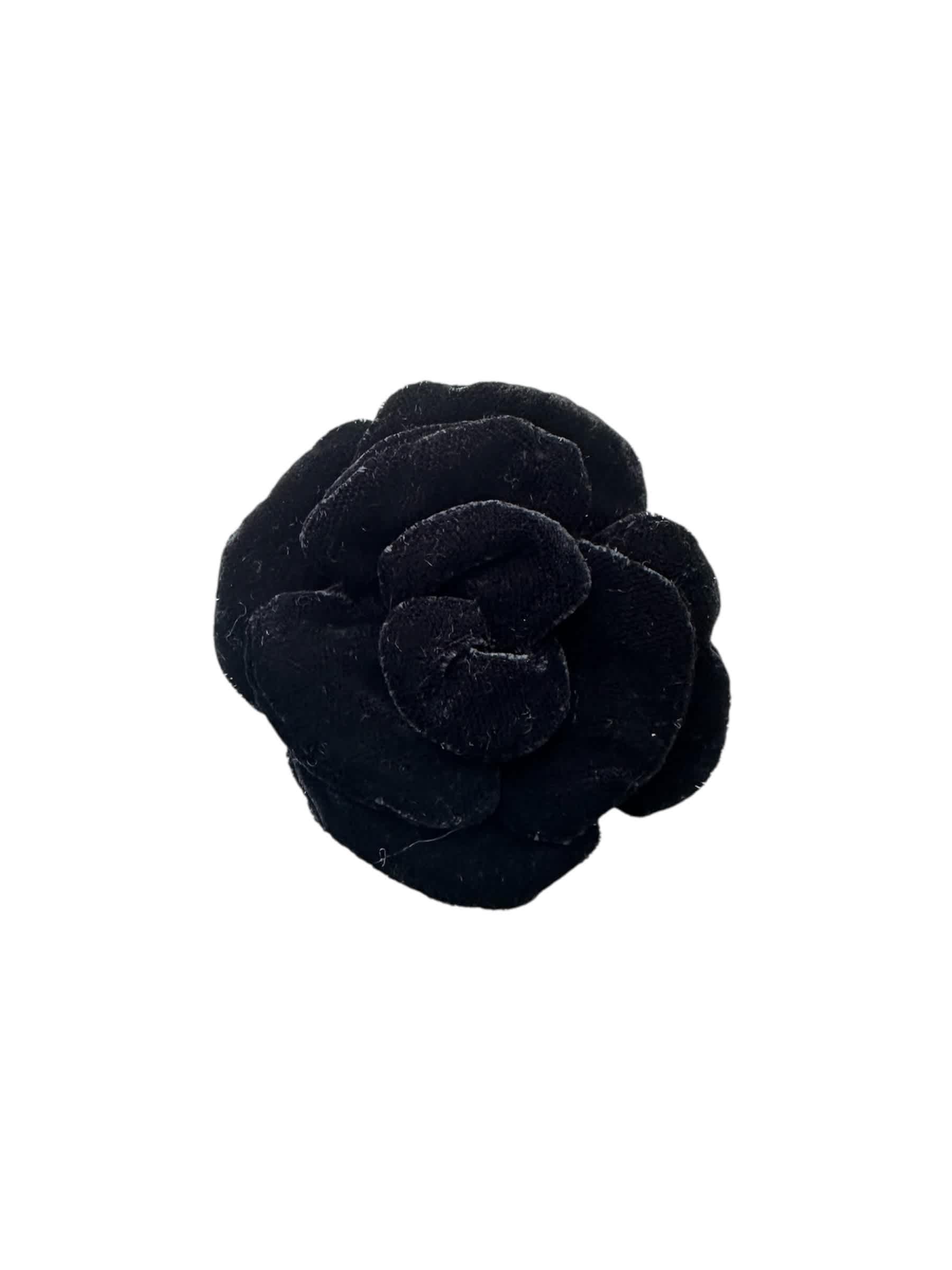 Velvet Rose hårklemme - sort