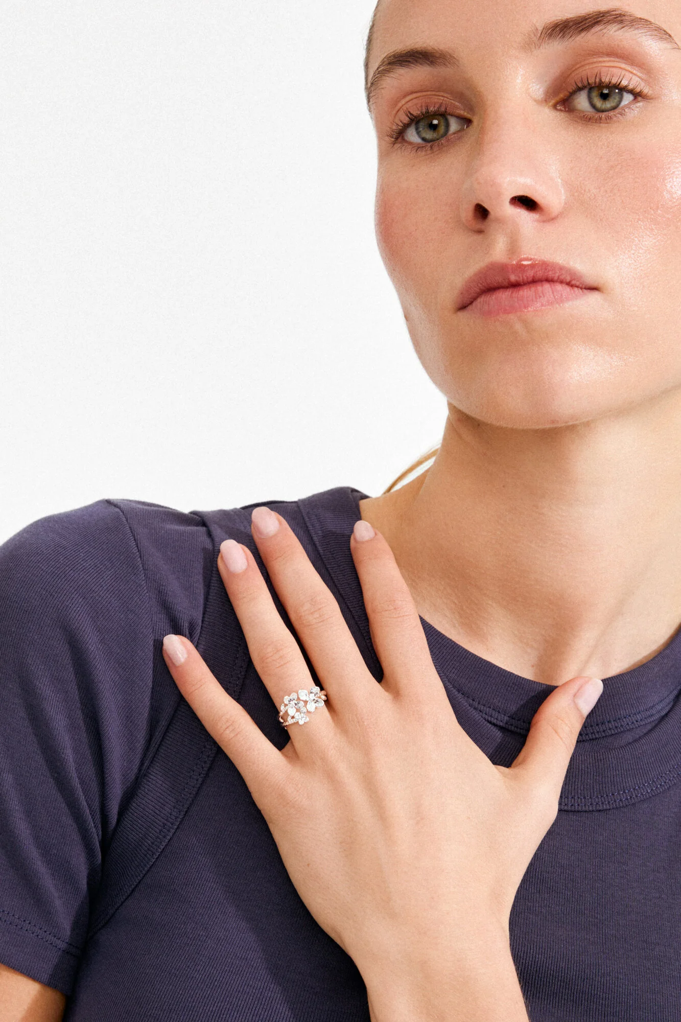 Ajani ring - sølvbelagt - Image 2