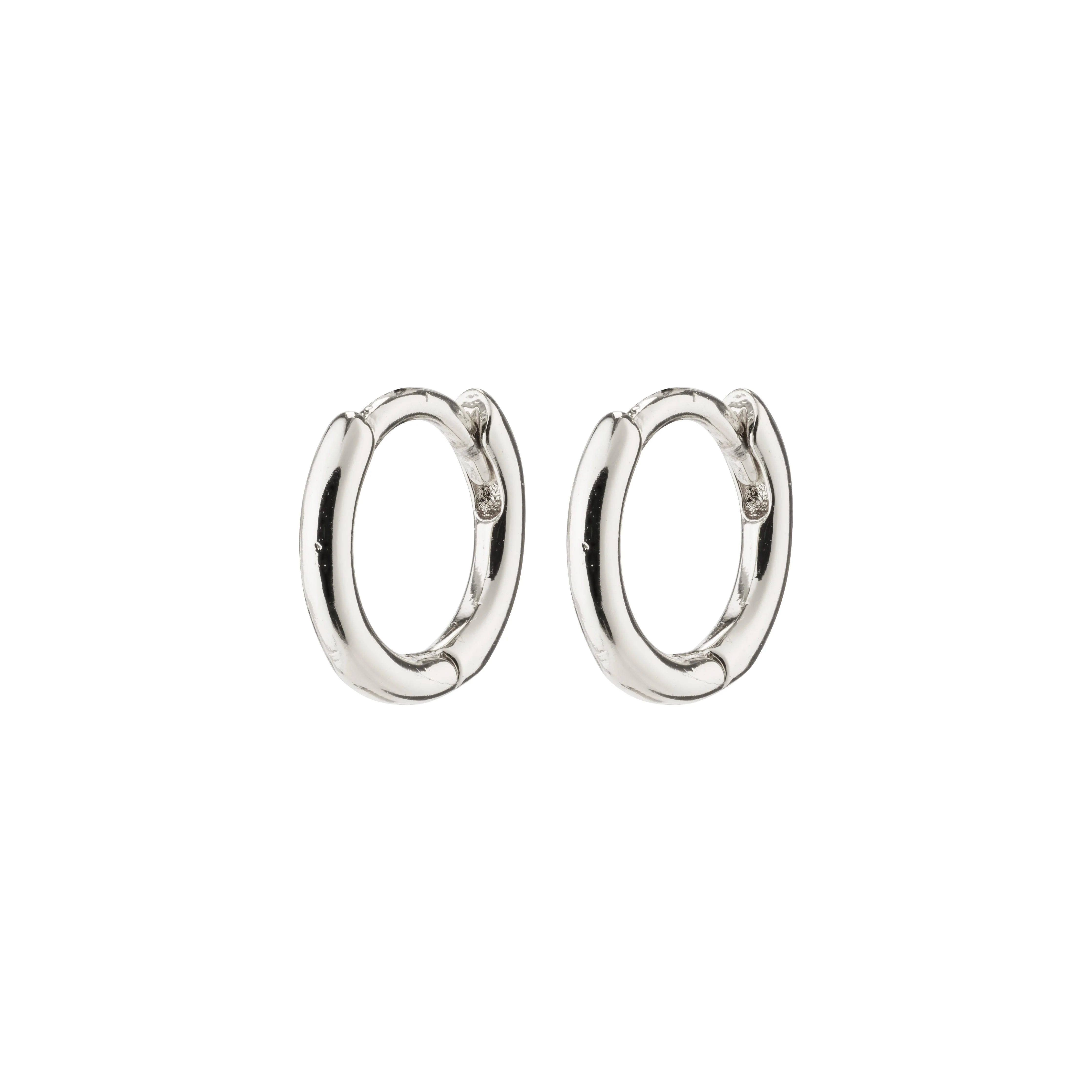Eanna huggie hoops - sølvbelagt