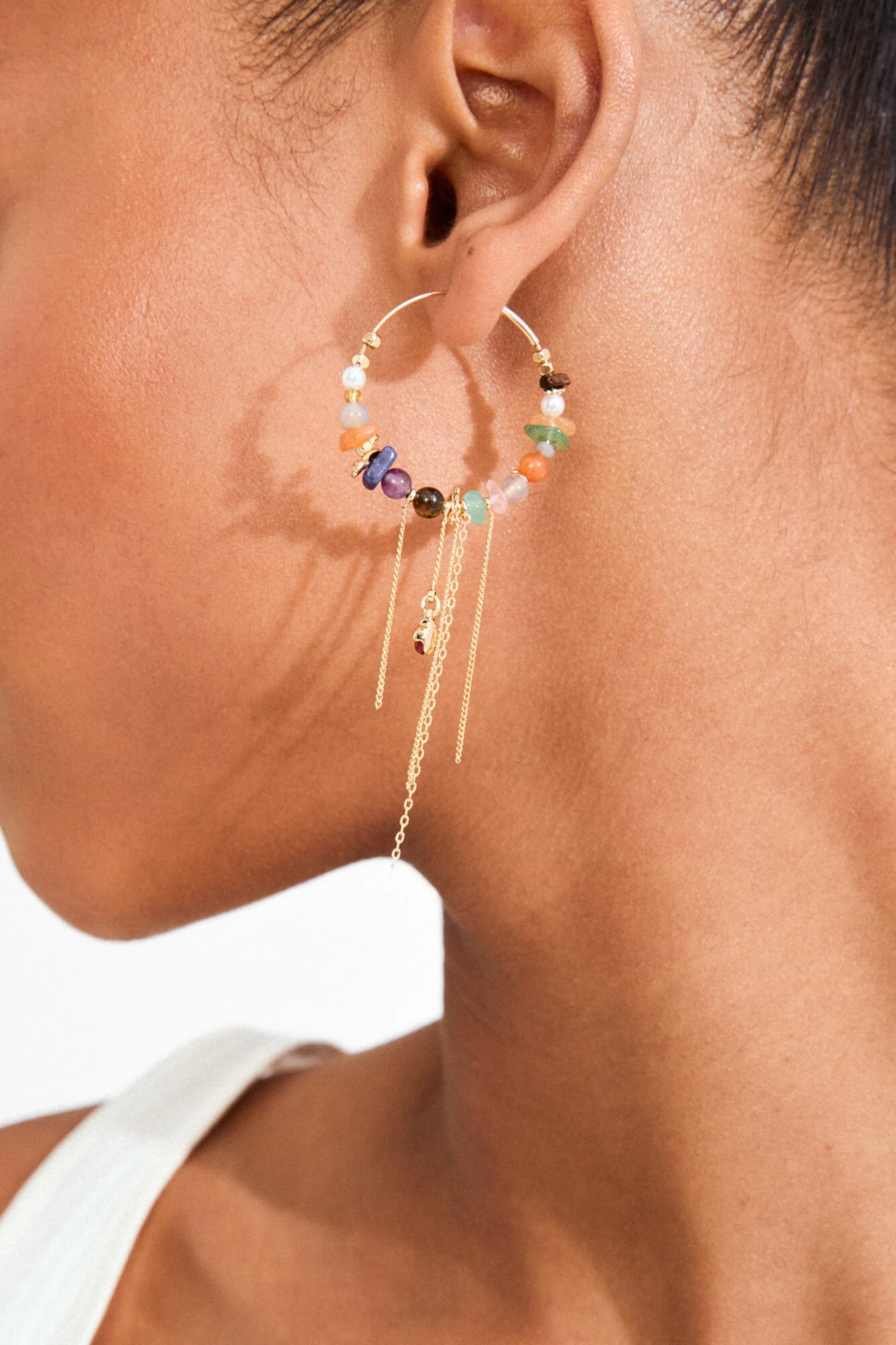 Iris hoops - forgyldt - Image 2