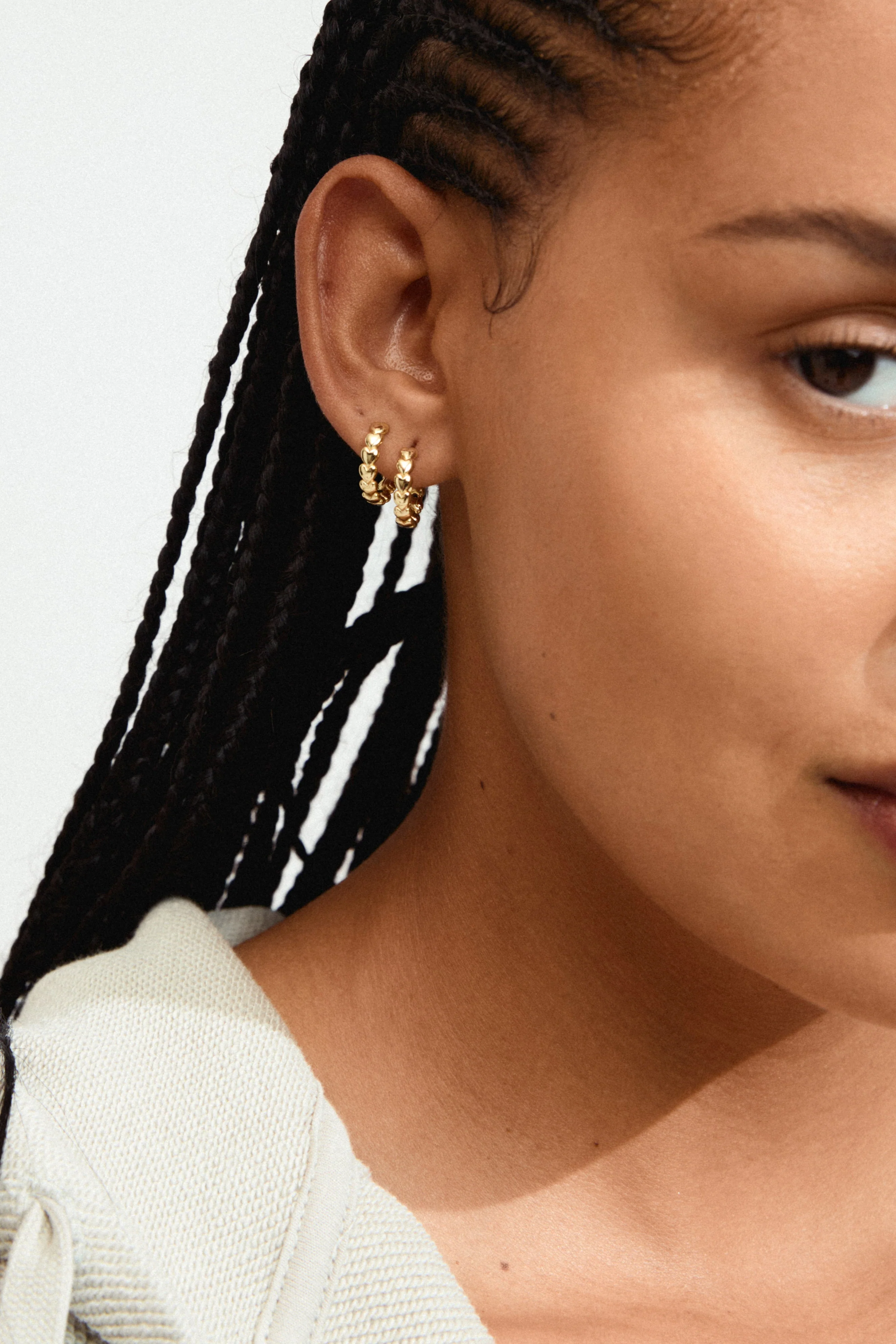 Maeve hoops - forgyldt - Image 2