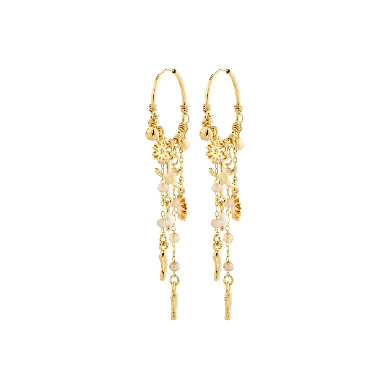 Prism hoops - forgyldt