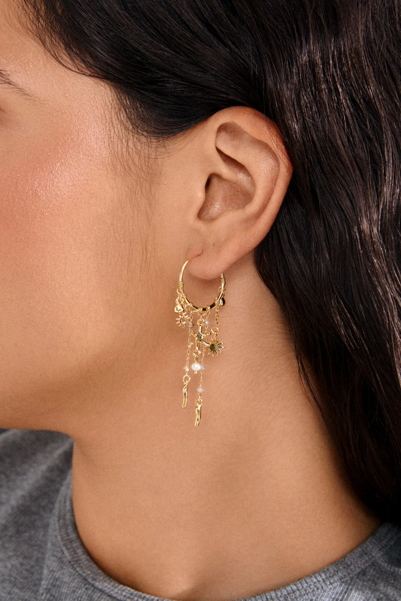 Prism hoops - forgyldt - Image 4