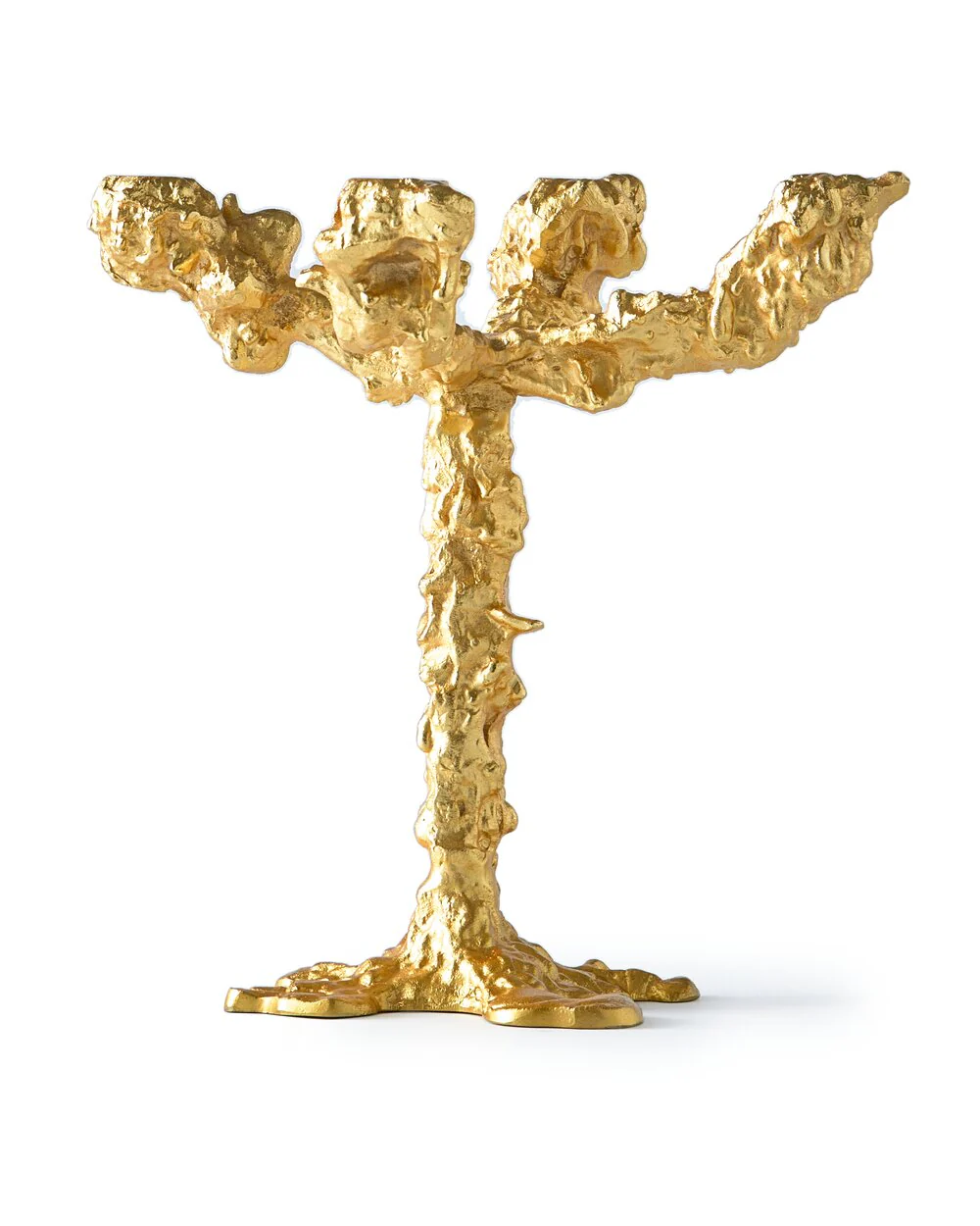 Drip lysestage, guld - 4-arme - Image 4