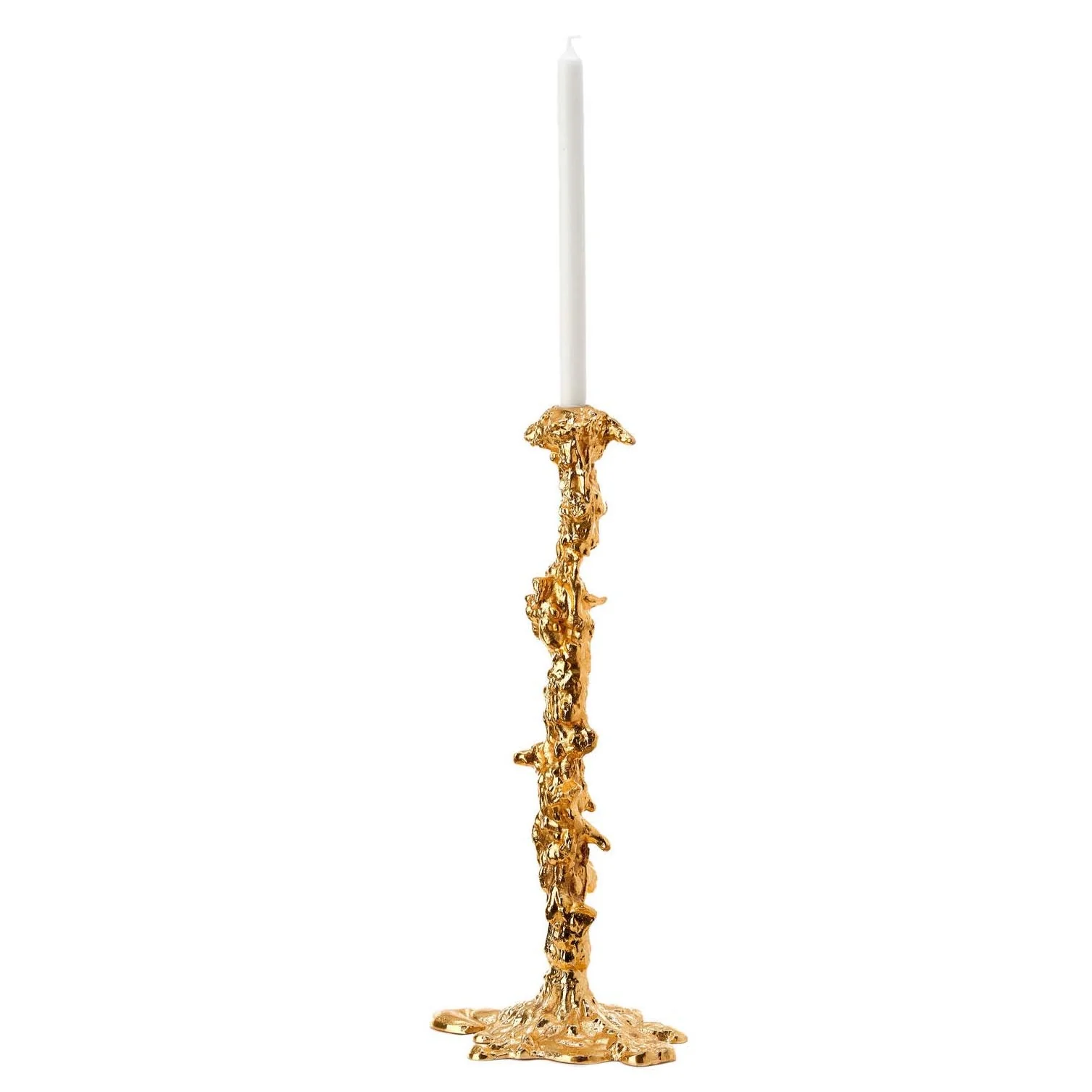 Drip lysestage, XXL - guldfarvet